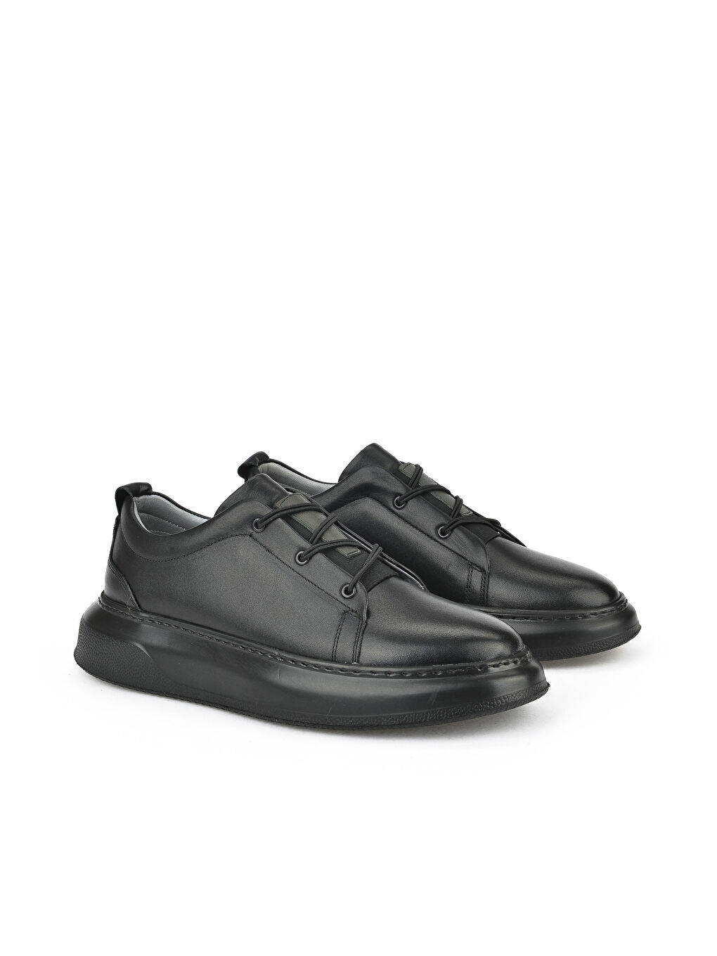 Ziya Ayakkabı Erkek Hakiki Deri Sneaker 151987Z133 Siyah - 1