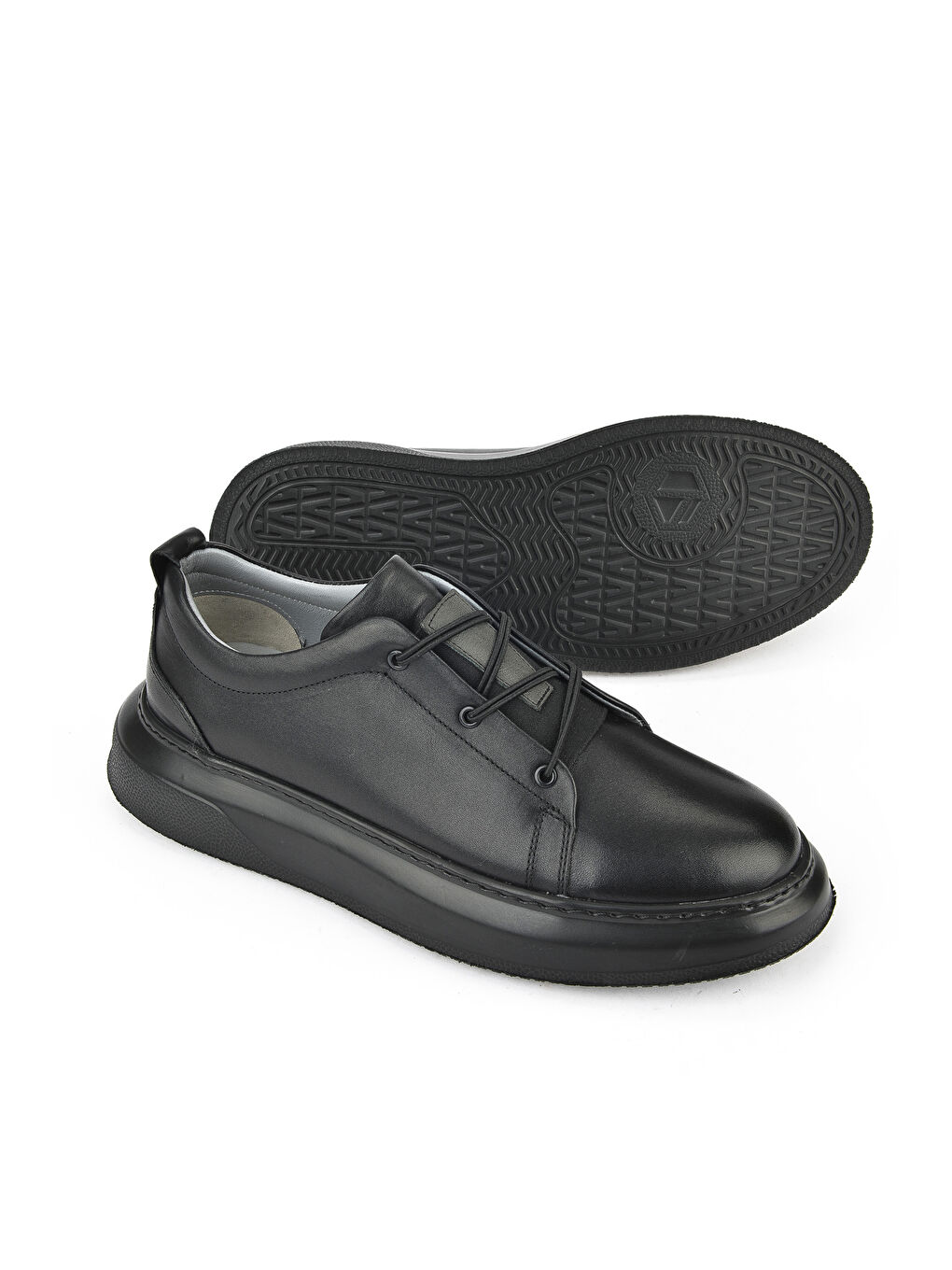 Ziya Ayakkabı Erkek Hakiki Deri Sneaker 151987Z133 Siyah - 3