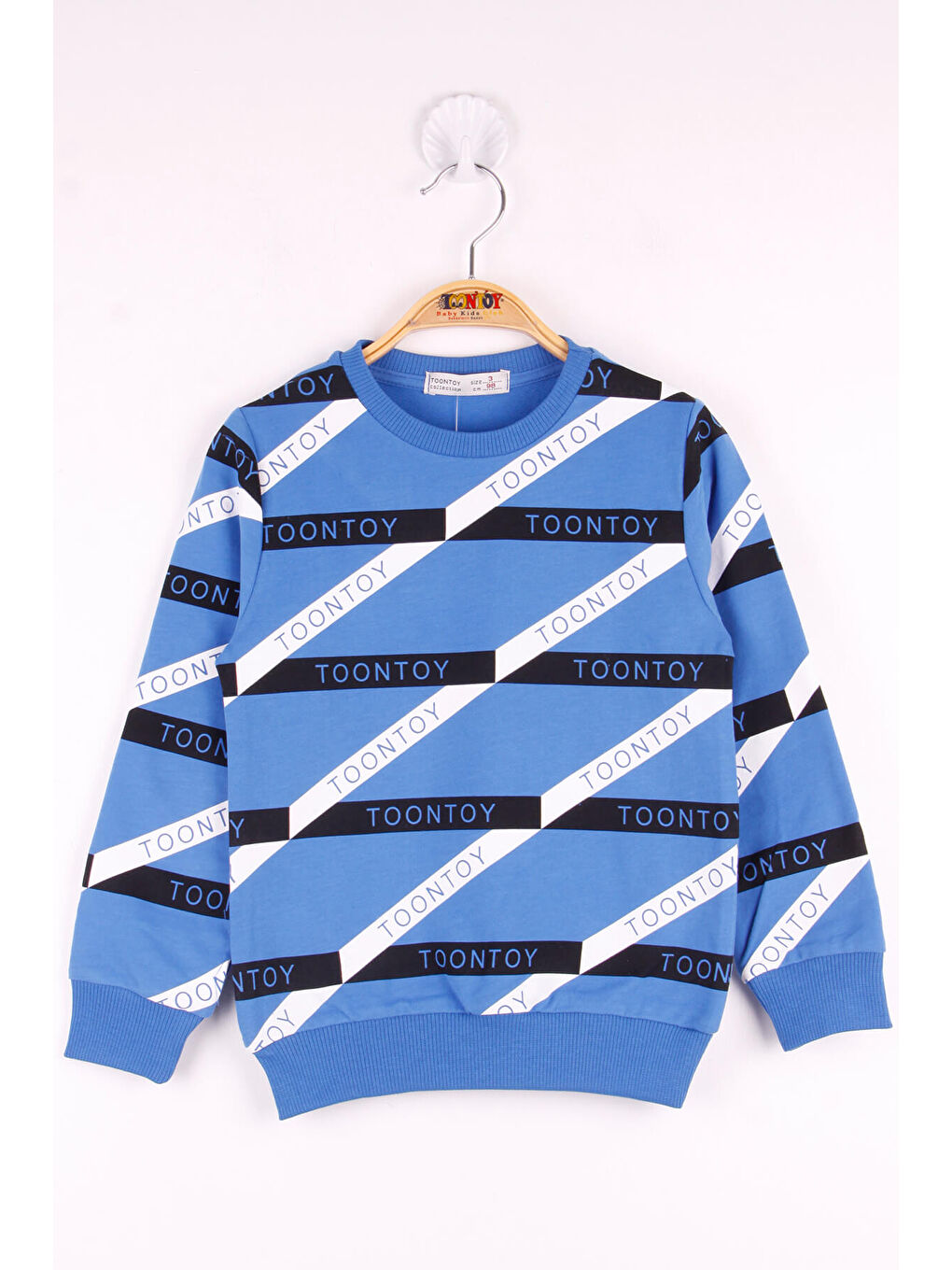 Toontoykids Saks Erkek Çocuk Şeritli Sweatshirt