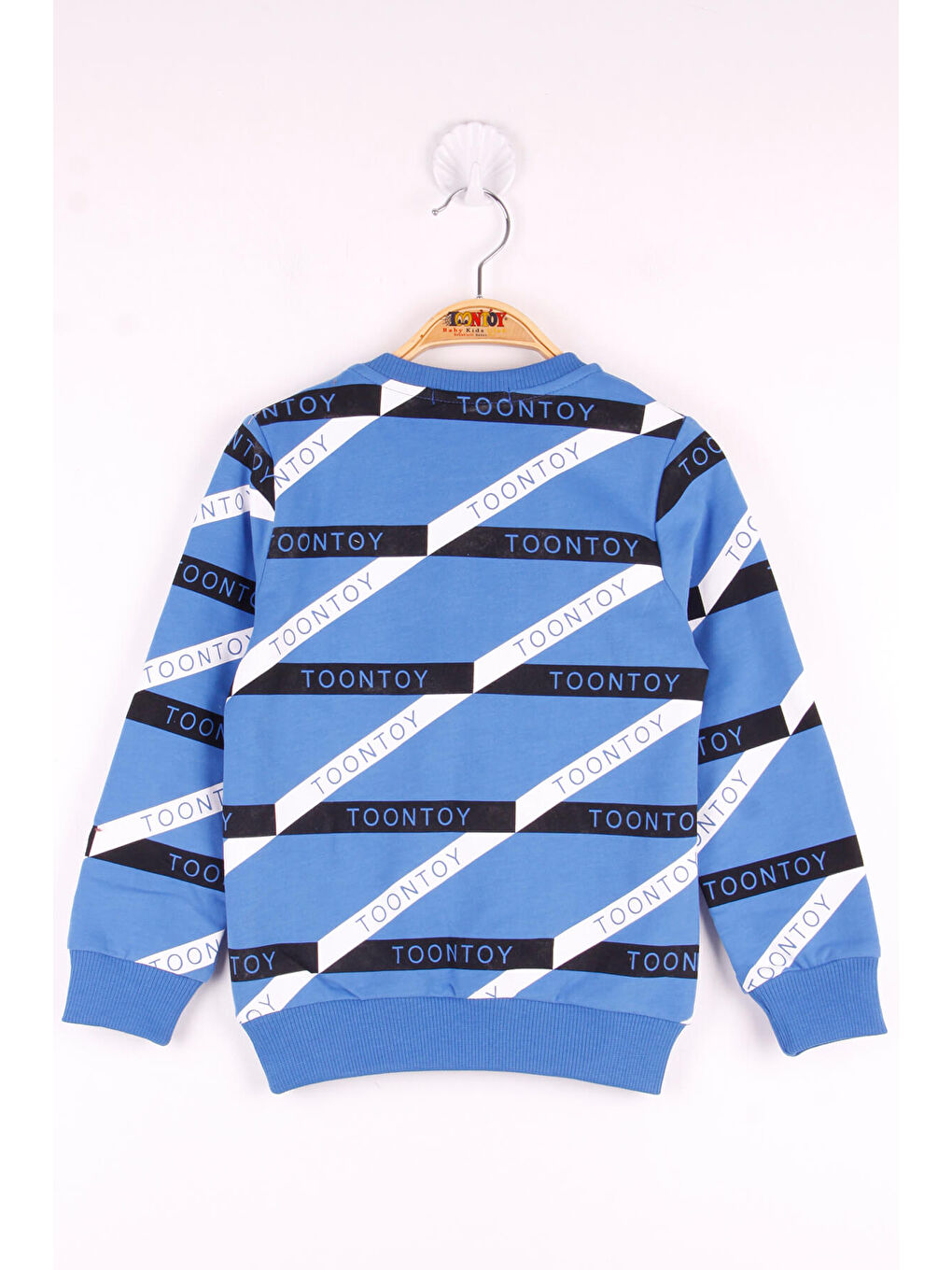 Toontoykids Saks Erkek Çocuk Şeritli Sweatshirt - 1