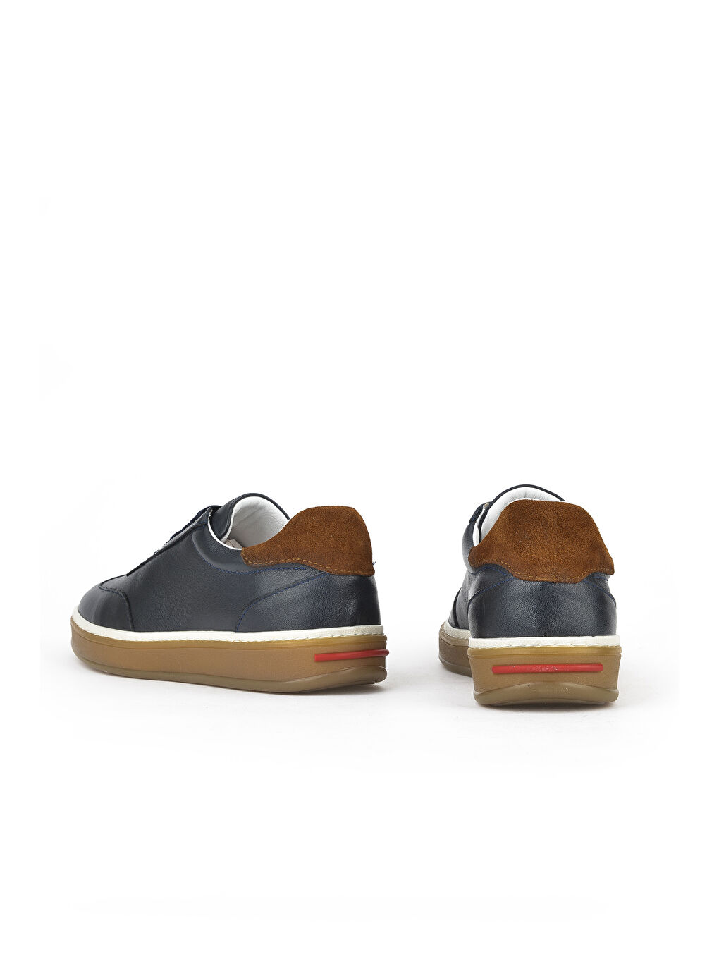 Erkek Hakiki Deri Sneaker 151983Z1403 Lacivert-2