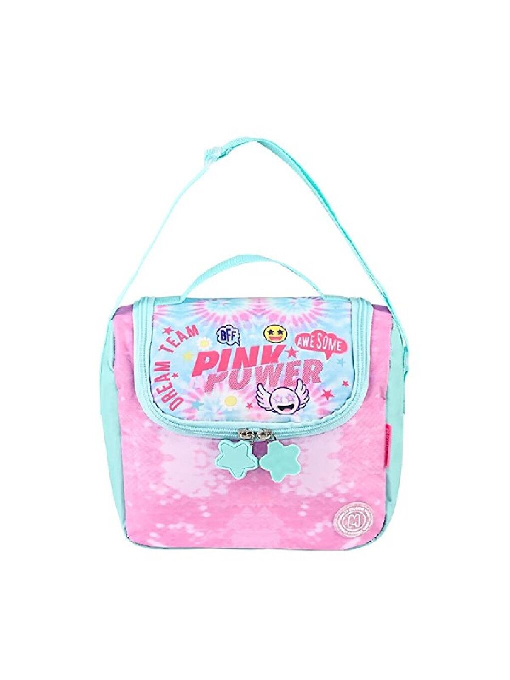 Tek Bölmeli Pink Power Termoslu Beslenme Çantası (MU-5772)