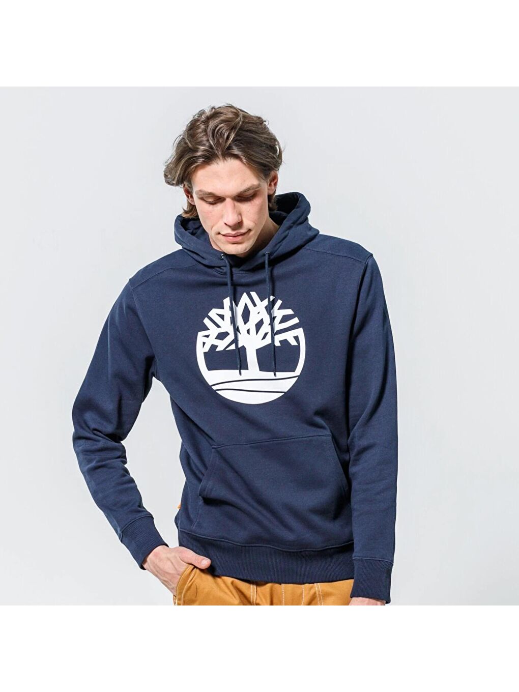 Timberland Lacivert Yc Core Tree Pull Over Erkek Lacivert Kapüşonlu Sweatshirt