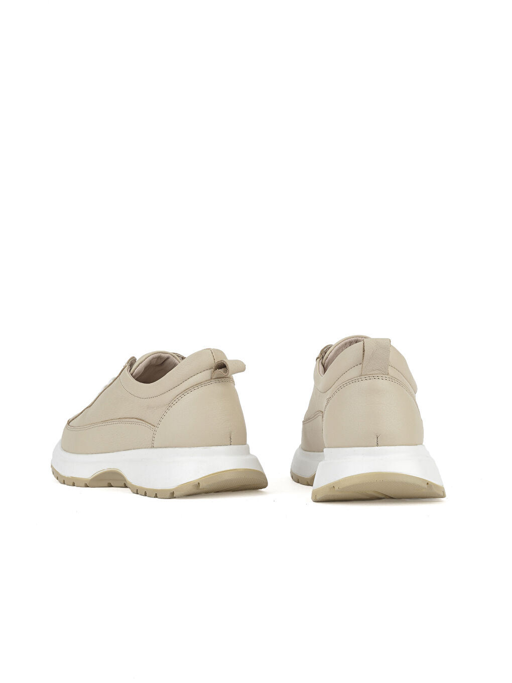 Kadın Hakiki Deri Sneaker 1511050Z2052 Bej-2