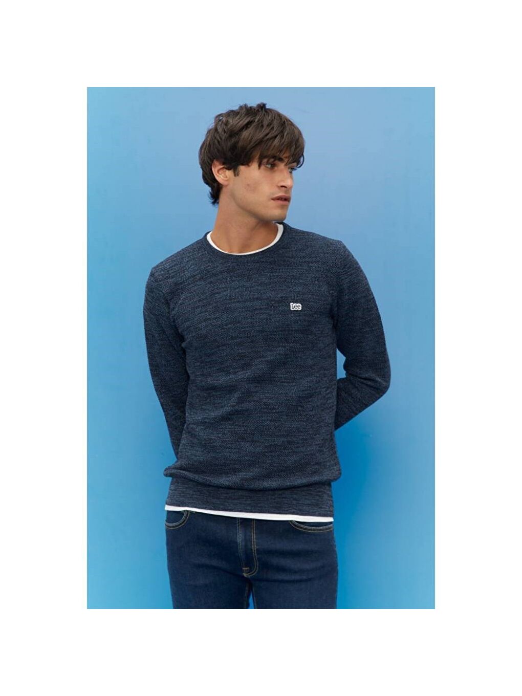 Erkek Lacivert Kazak