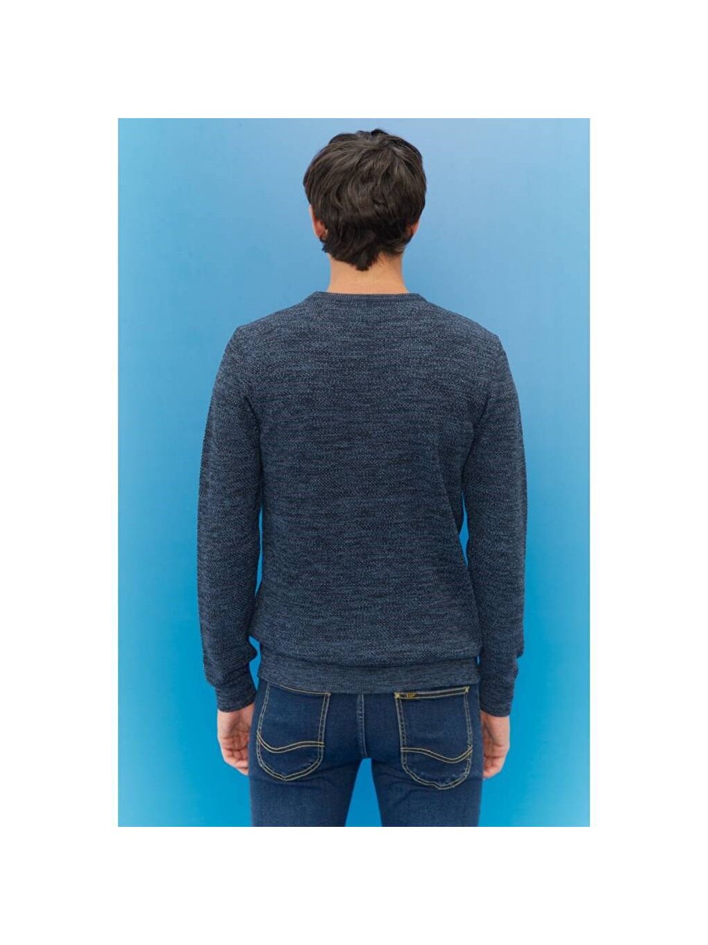 Erkek Lacivert Kazak-2