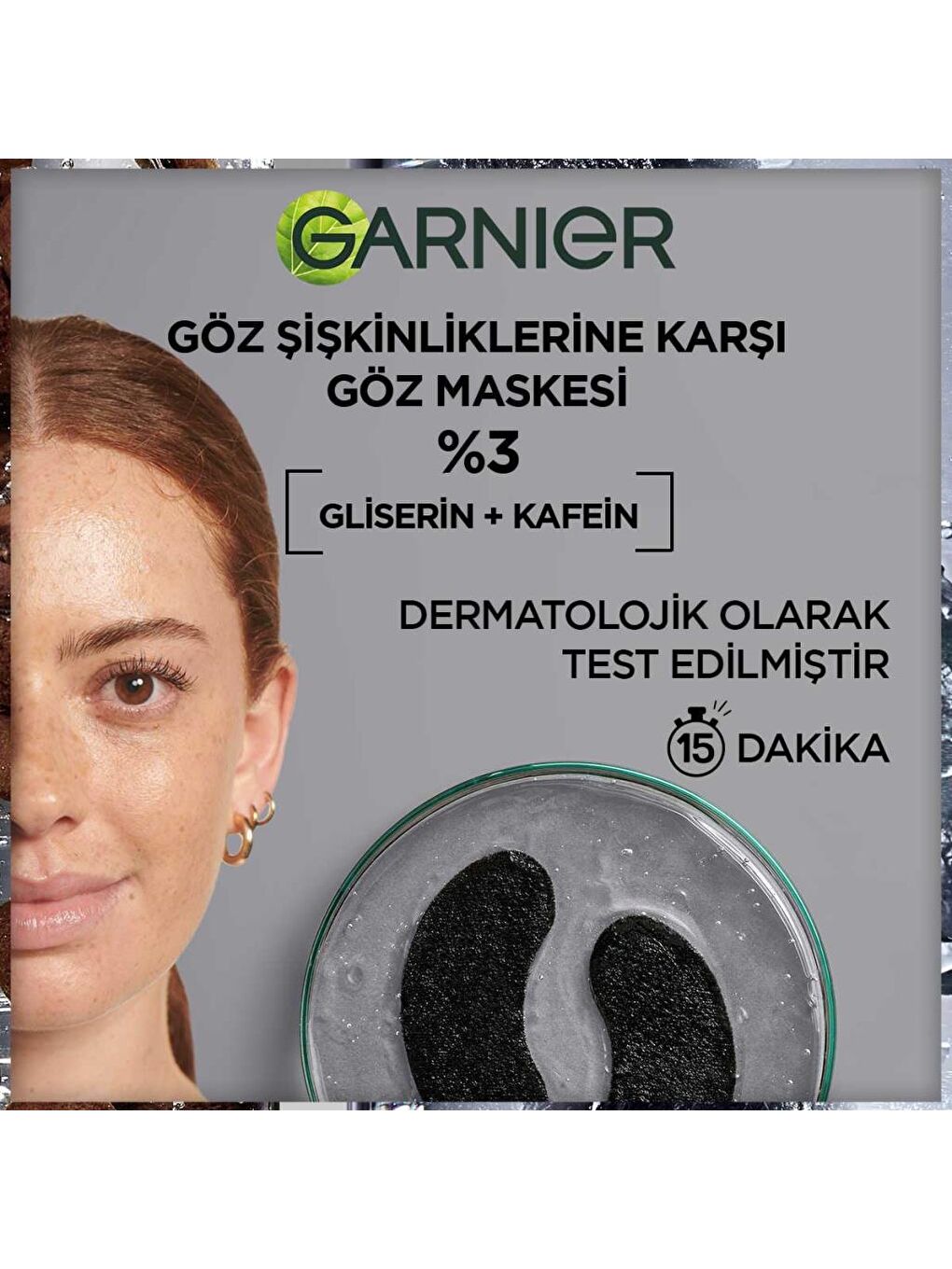 GARNIER Göz Şişkinliklerine Karşı Kömür&Kafein Göz Maskesi - 4