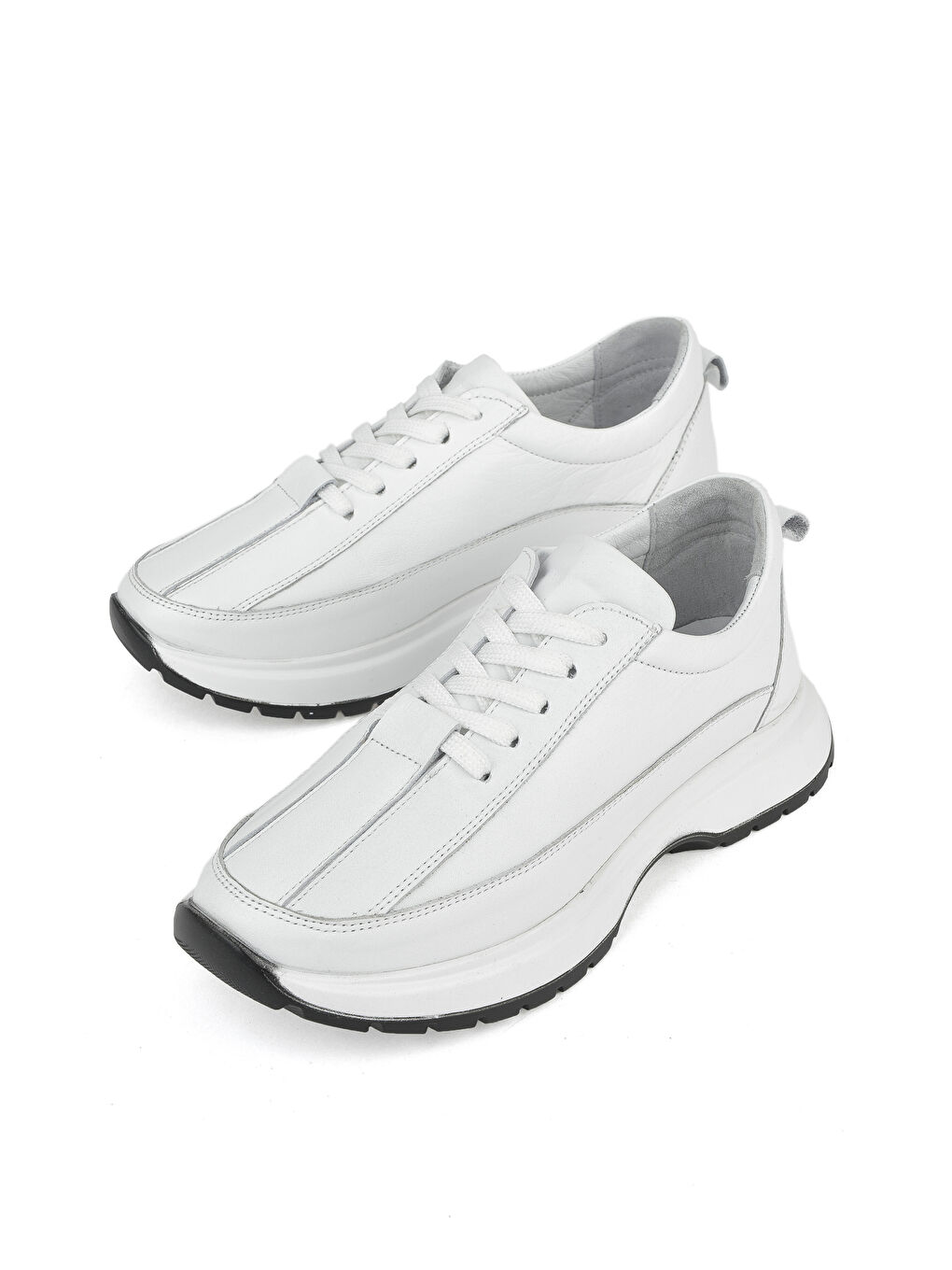 Kadın Hakiki Deri Sneaker 1511050Z2052 Beyaz-4