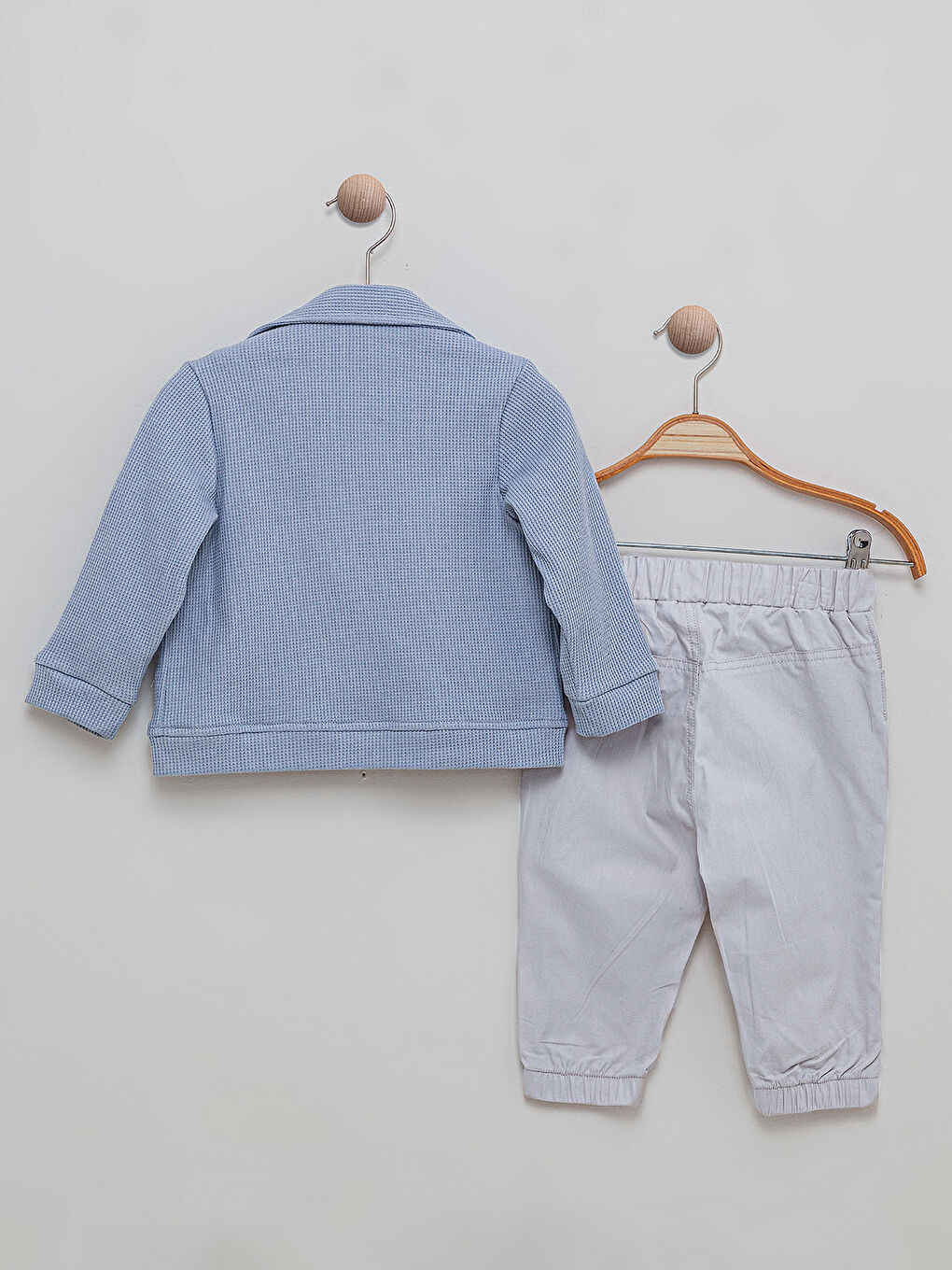 Bombil Erkek Bebek 3'lü Takım 6-18 Ay Mavi-1