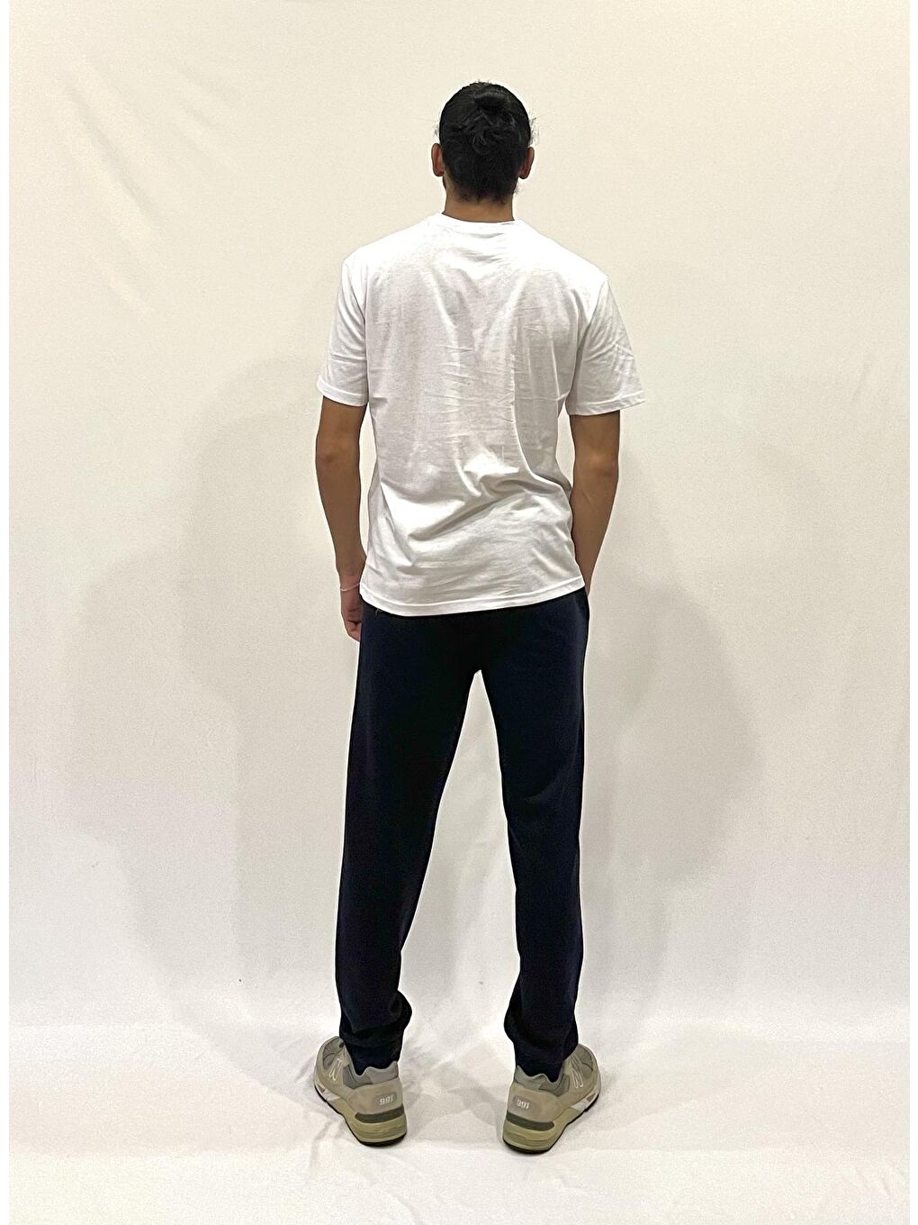 Lacivert 3 İplik Kalın Erkek Eşofman Altı SPR24EA72-3