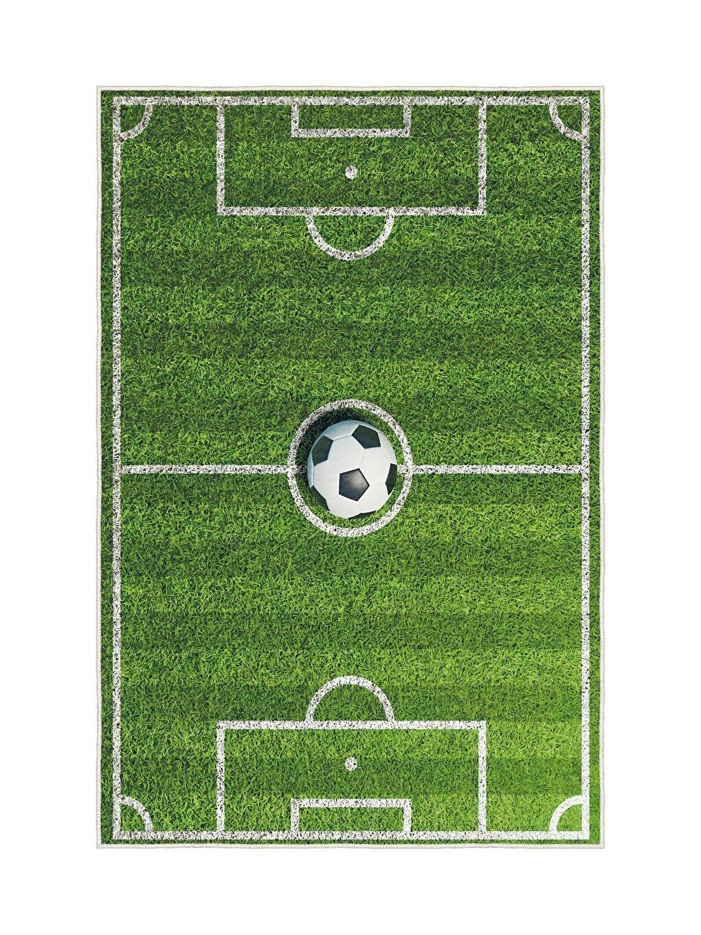 Mavi Dekoratif Özel Tasarım Yıkanabilir, Modern Halı  100 x 200 cm-3