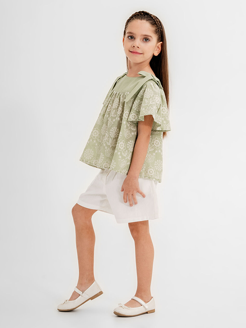 Kız Çocuk Takım 2-5 Yaş Yeşil-3