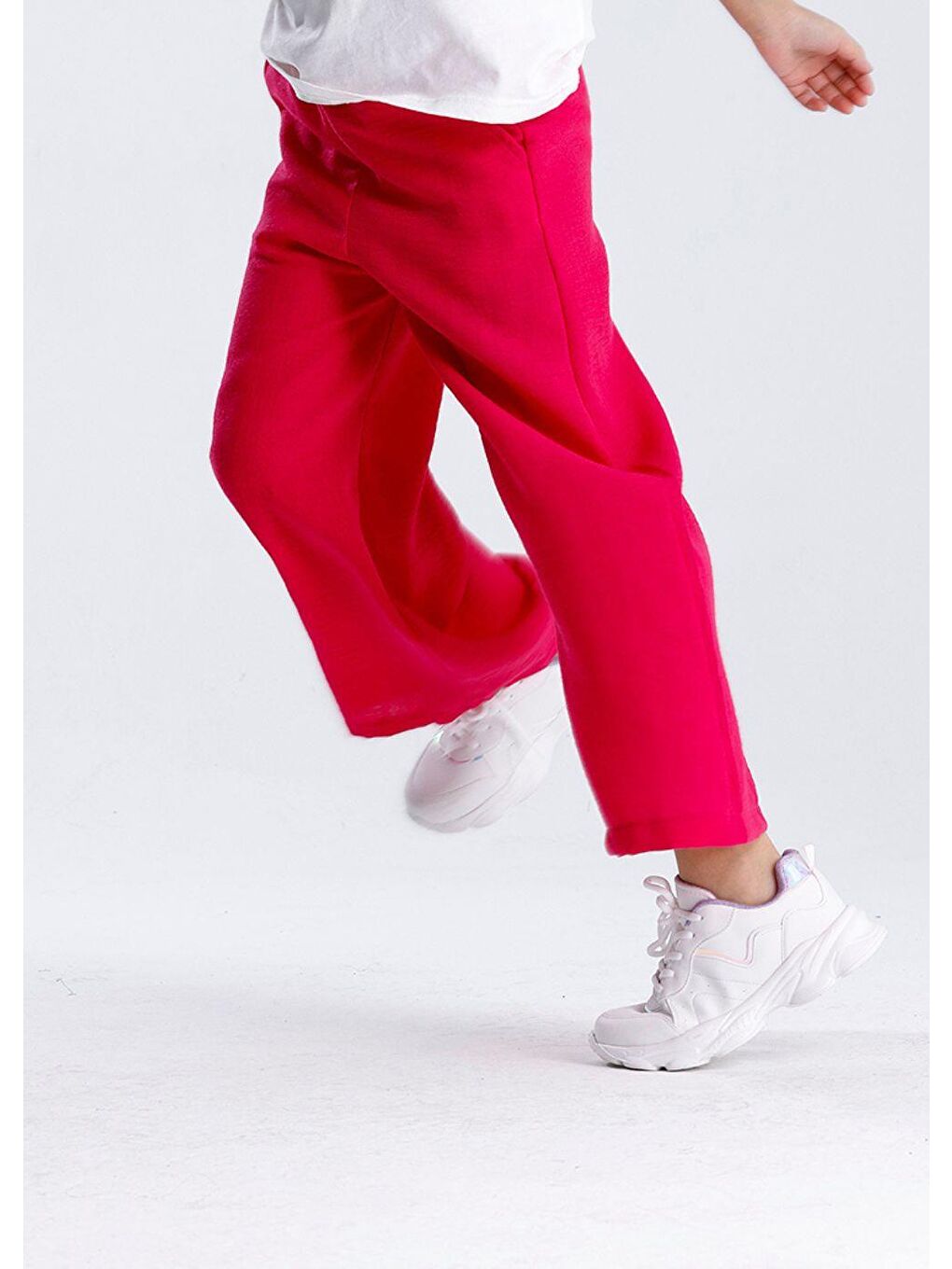 Fuşya Düz Pantolon-1