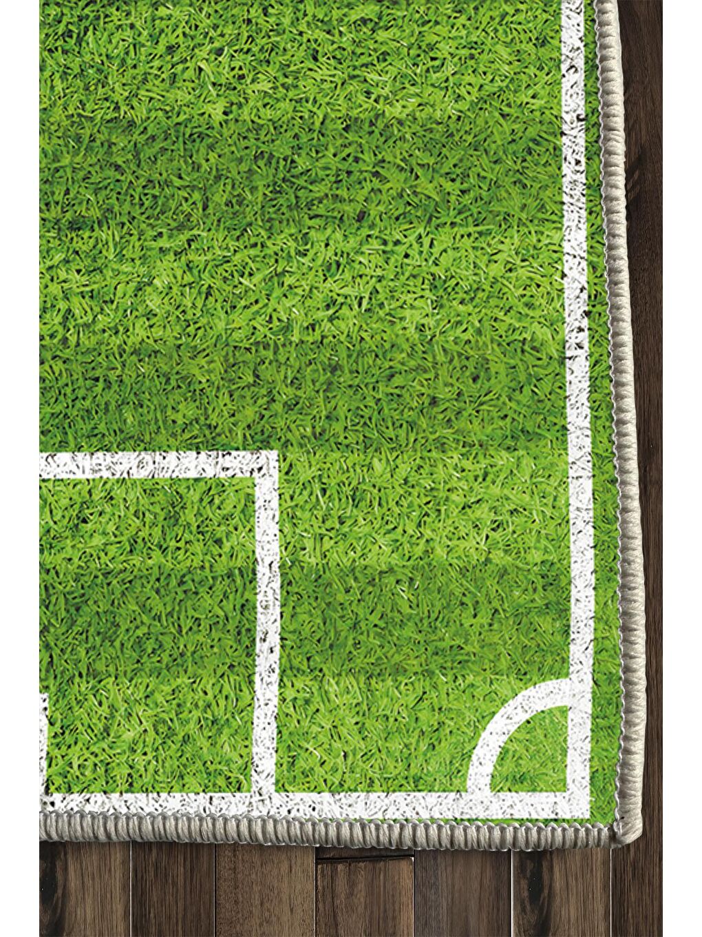 Mavi Dekoratif Özel Tasarım Yıkanabilir, Modern Halı  100 x 200 cm-6