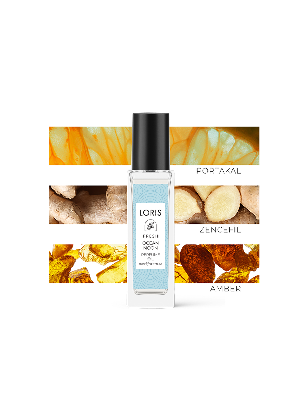 Ocean Noon 8 ML Unisex Parfüm Yağı | Natural Oil