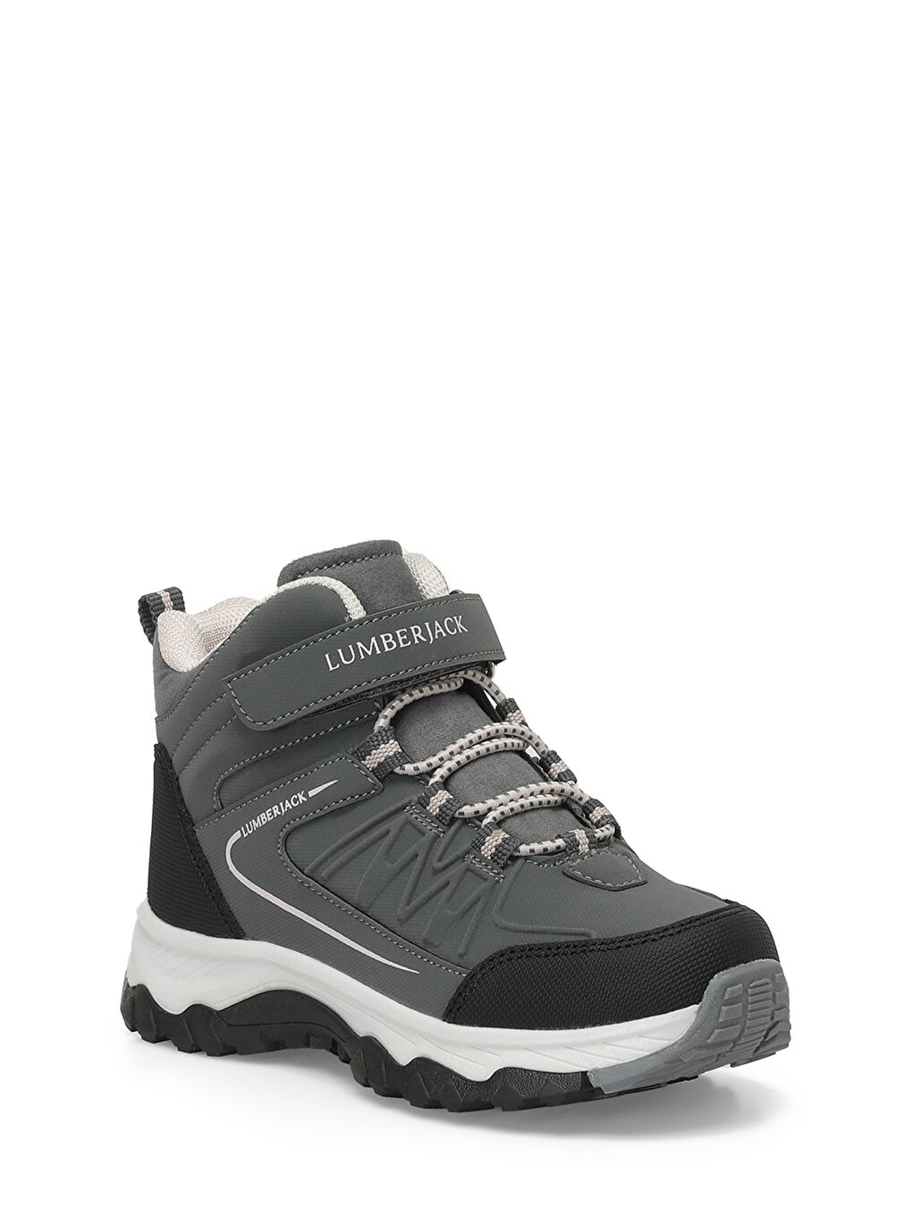 FLORA 4PR Gri Kız Çocuk Outdoor Bot-1