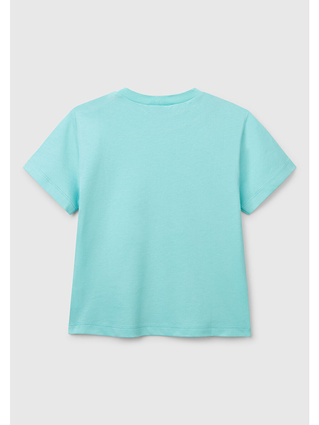 Turkuaz Erkek Çocuk Su Yeşili Peanuts Baskılı Tişört-1