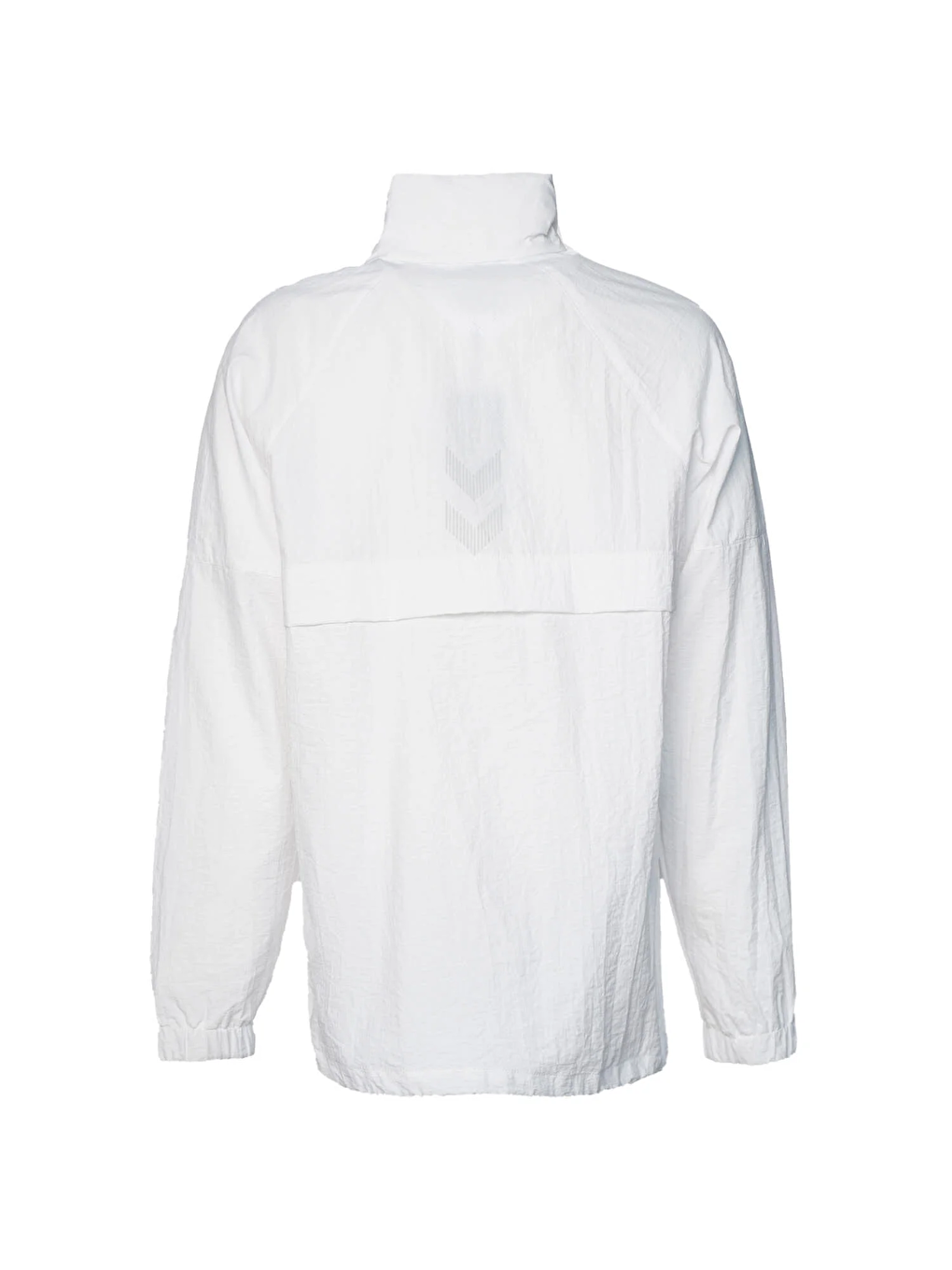 Jake Beyaz Dik Yaka Erkek Fermuarlı Sweatshirt Hırka-4