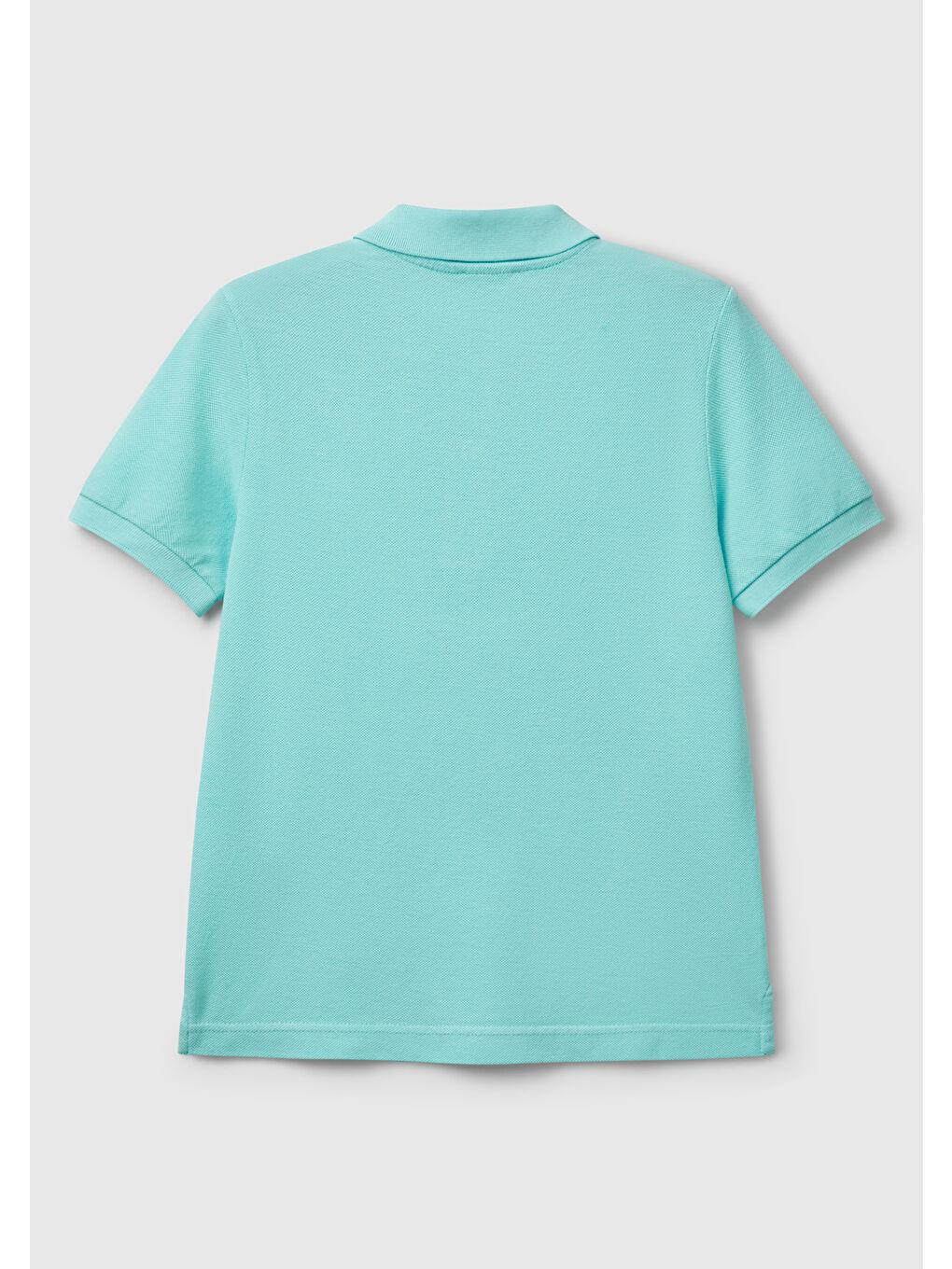 Turkuaz Erkek Çocuk Su Yeşili Logolu Pike Polo Tişört-1