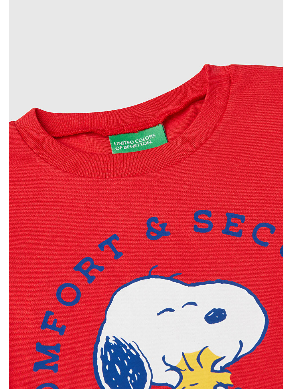 Erkek Çocuk Kırmızı Peanuts Baskılı Tişört-2