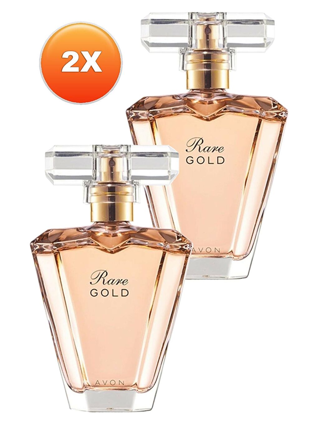 AVON Renksiz Rare Gold Kadın Parfüm Edp 50 Ml. İkili Set - 1