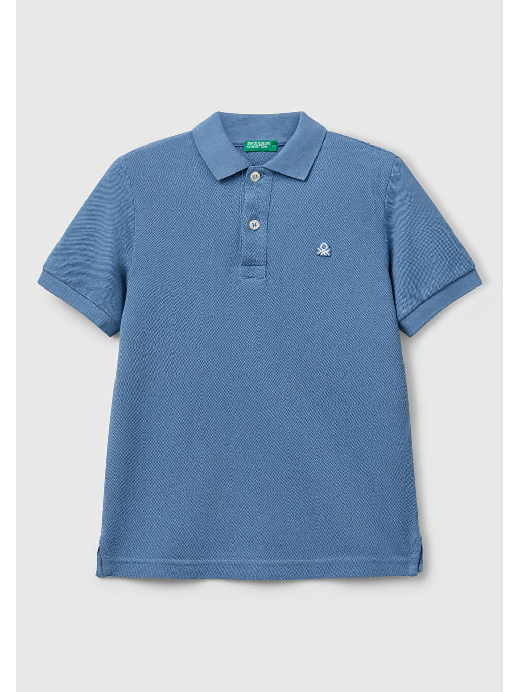 Erkek Çocuk Havacı Mavi Logolu Pike Polo Tişört