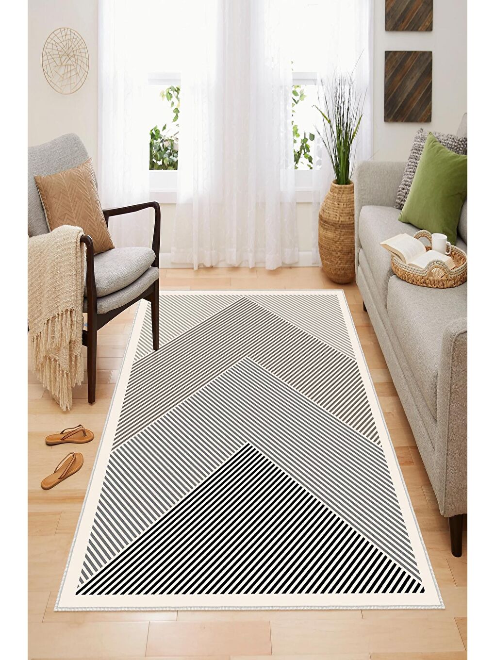 Karışık Dekoratif Özel Tasarım Yıkanabilir, Modern Halı  80x150