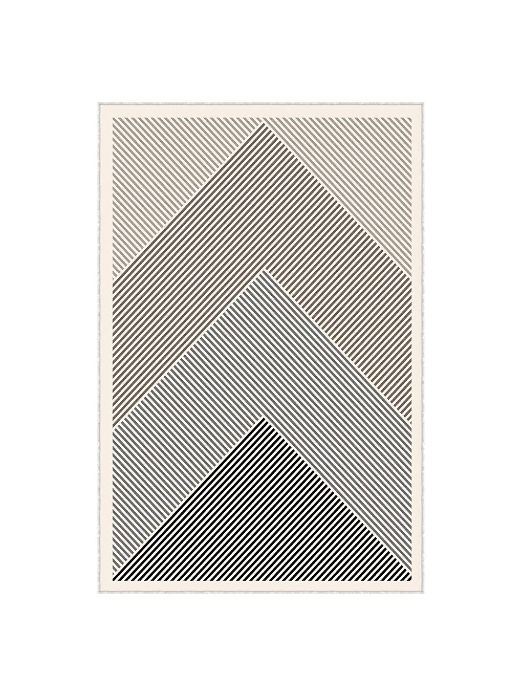 Karışık Dekoratif Özel Tasarım Yıkanabilir, Modern Halı  80x150-3