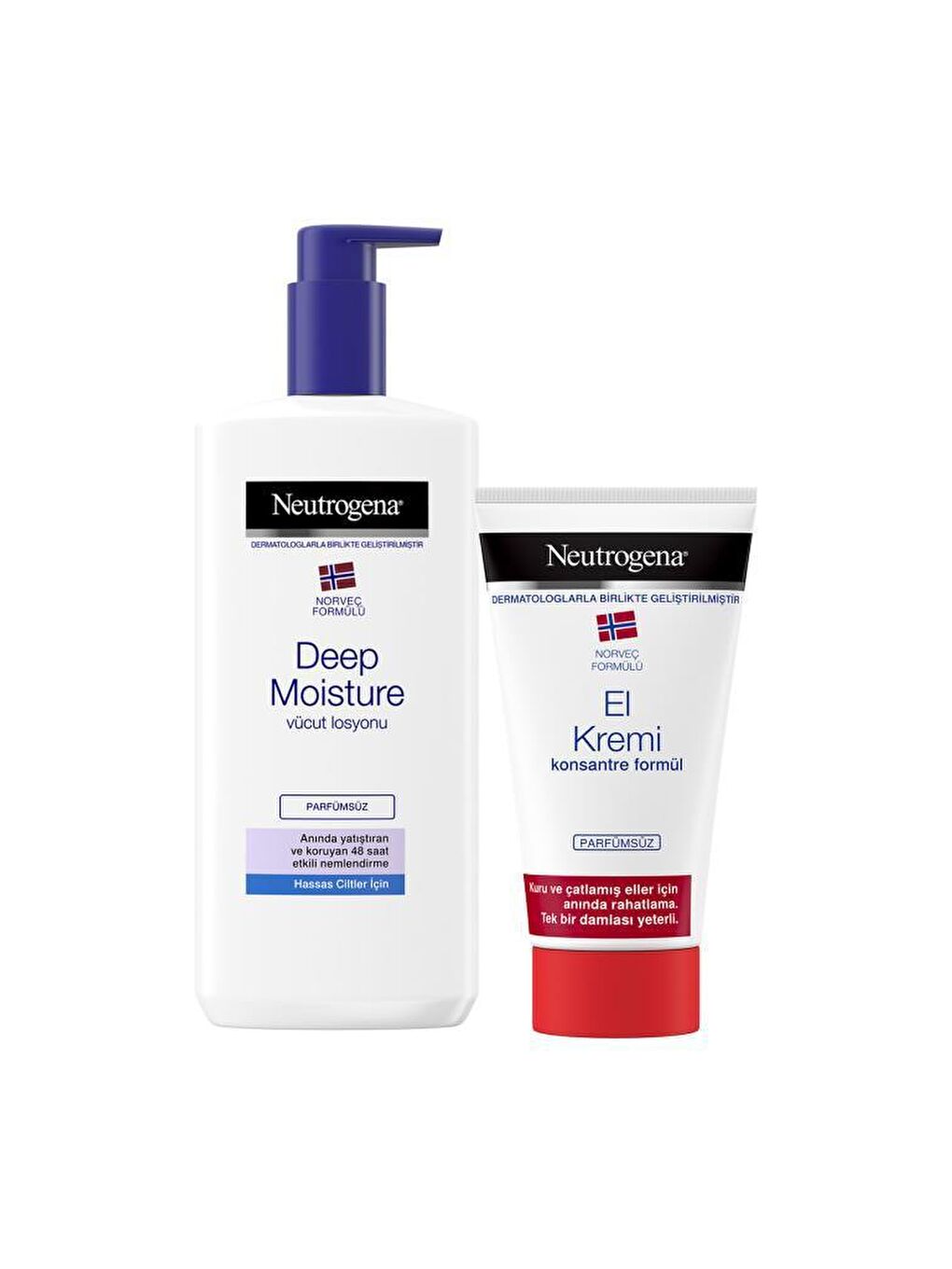 Neutrogena Renksiz Norveç Formülü El Kremi Seti - Hassas Cilter - 1