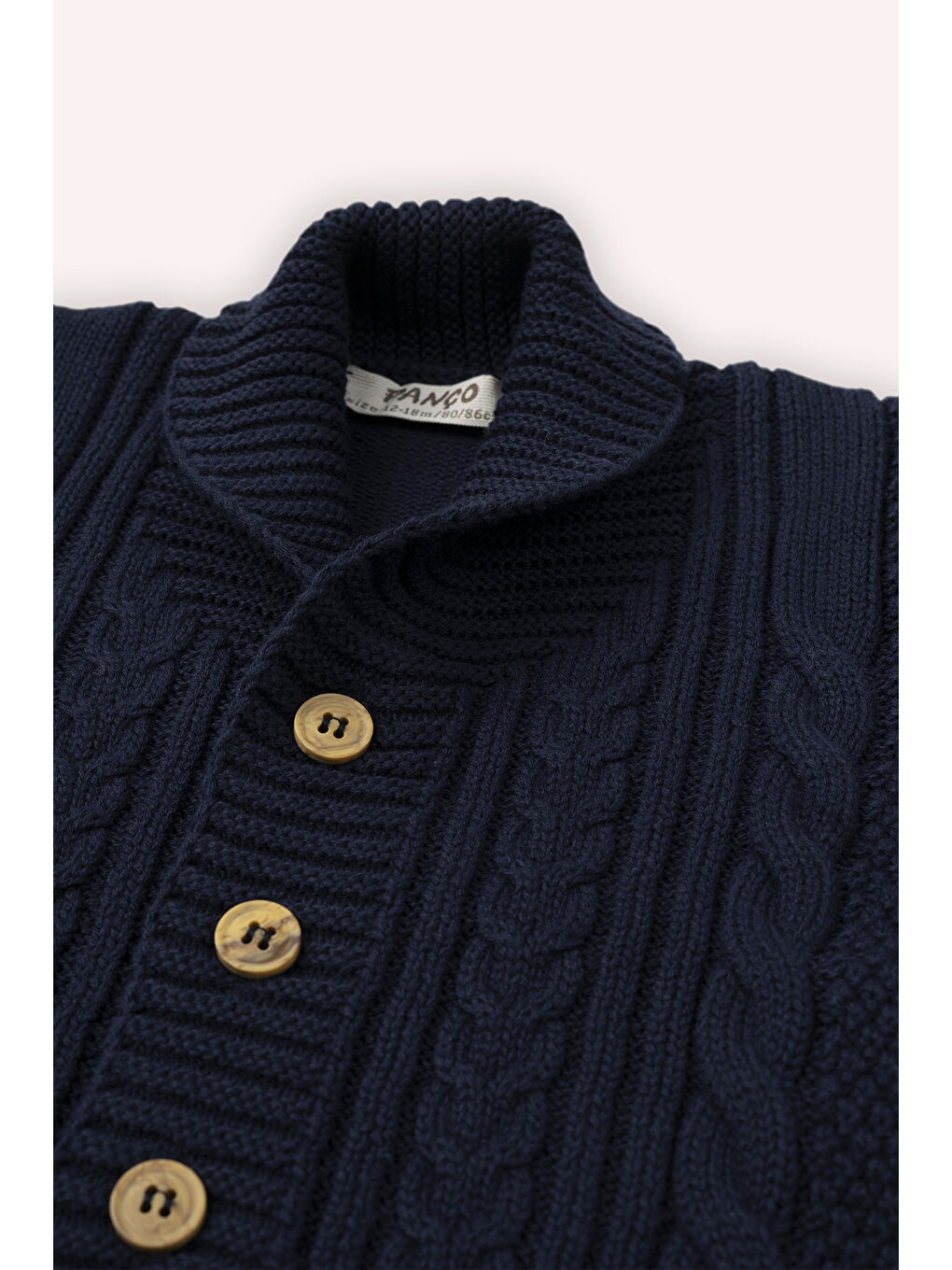 Lacivert Erkek Çocuk Triko Hırka-2