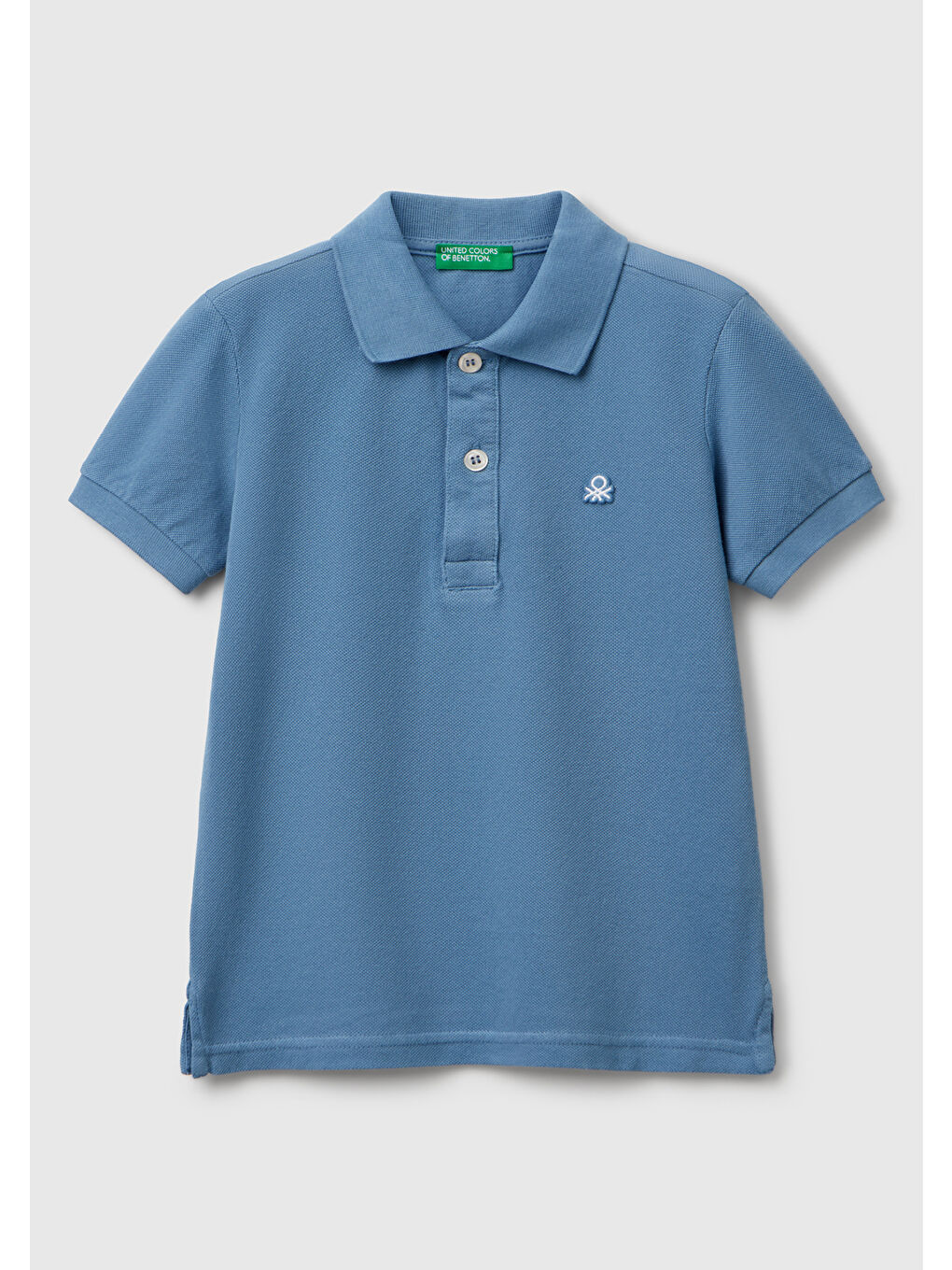 Erkek Çocuk Havacı Mavi Logolu Pike Polo Tişört