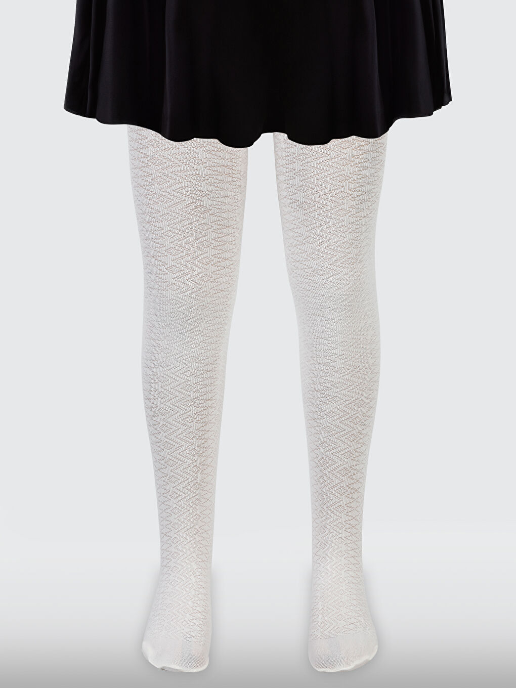 Ekru Kız Çocuk külotlu Çorap 5-13 Yaş Krem