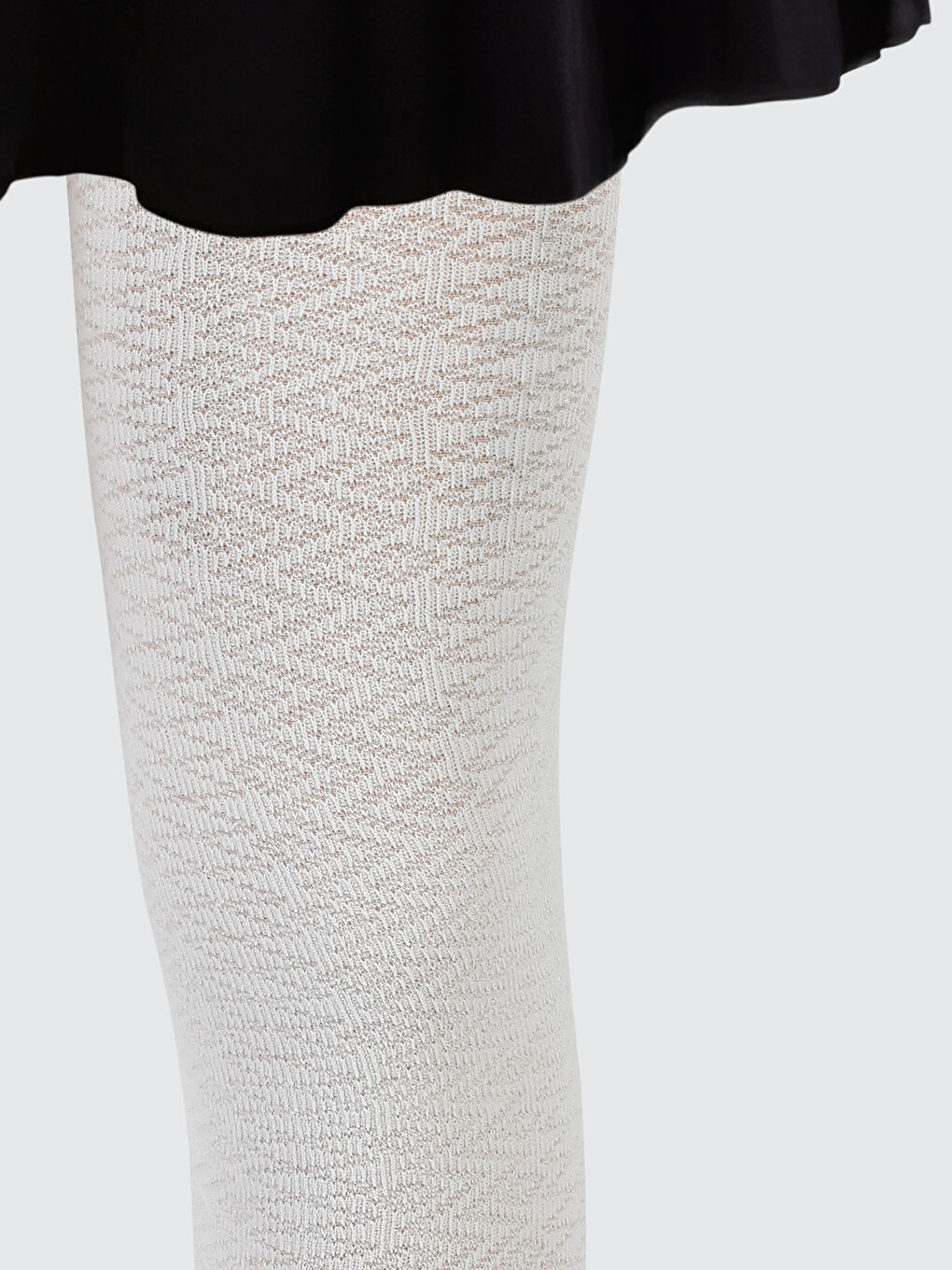 Ekru Kız Çocuk külotlu Çorap 5-13 Yaş Krem-1