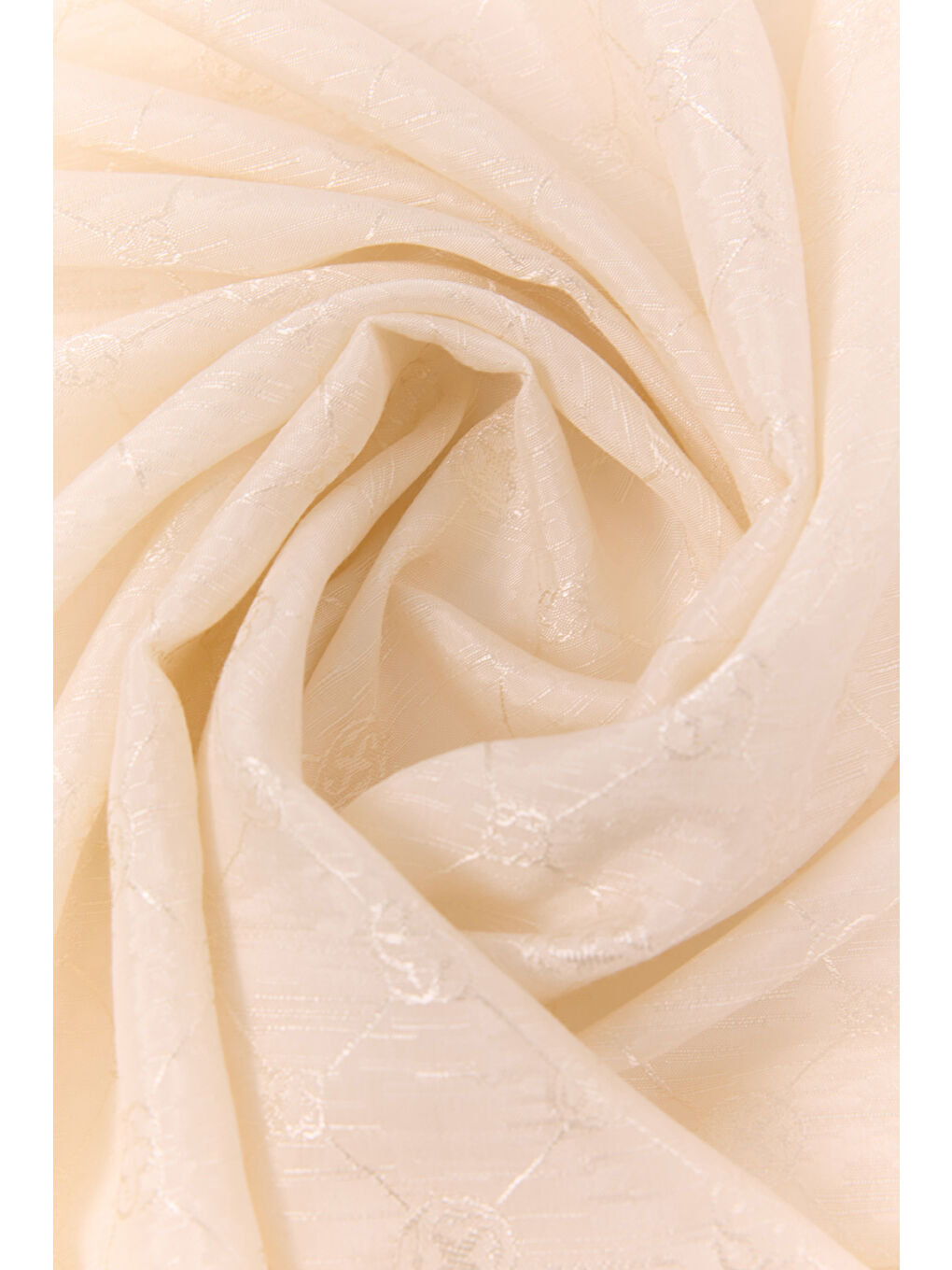 70X190 Cm Koza Ekru Şal-3