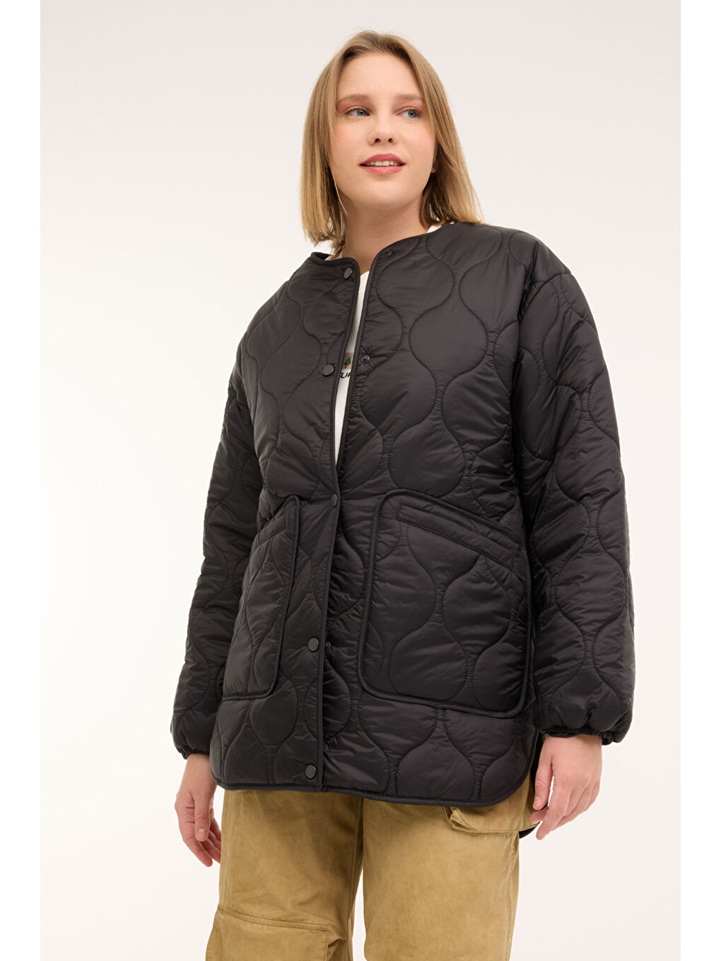 WL DARIAN 1GF652 4PR Siyah Kadın Mont