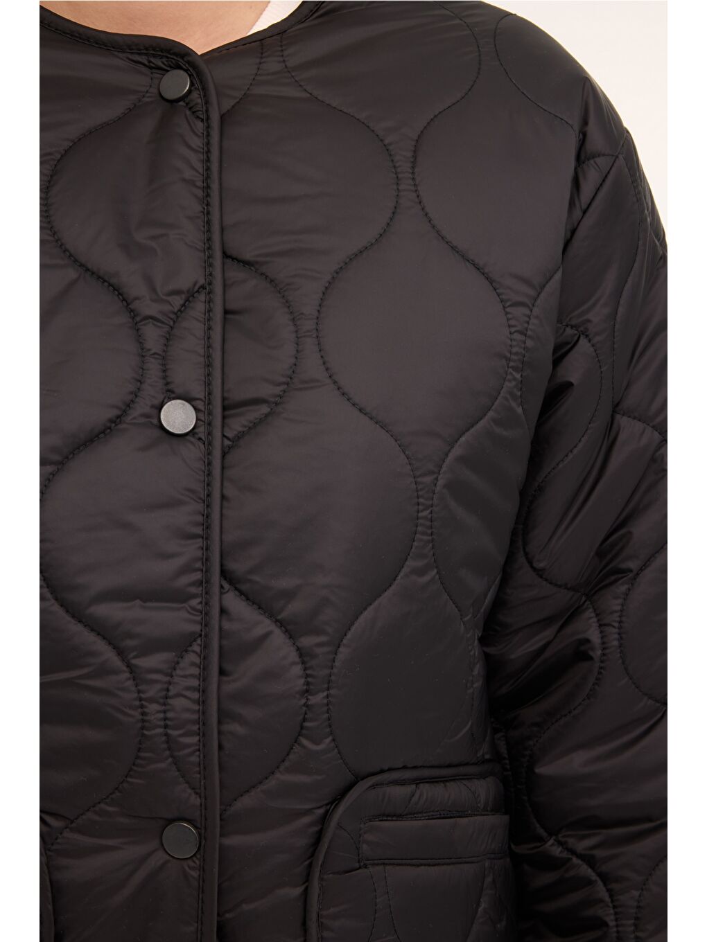 WL DARIAN 1GF652 4PR Siyah Kadın Mont-3