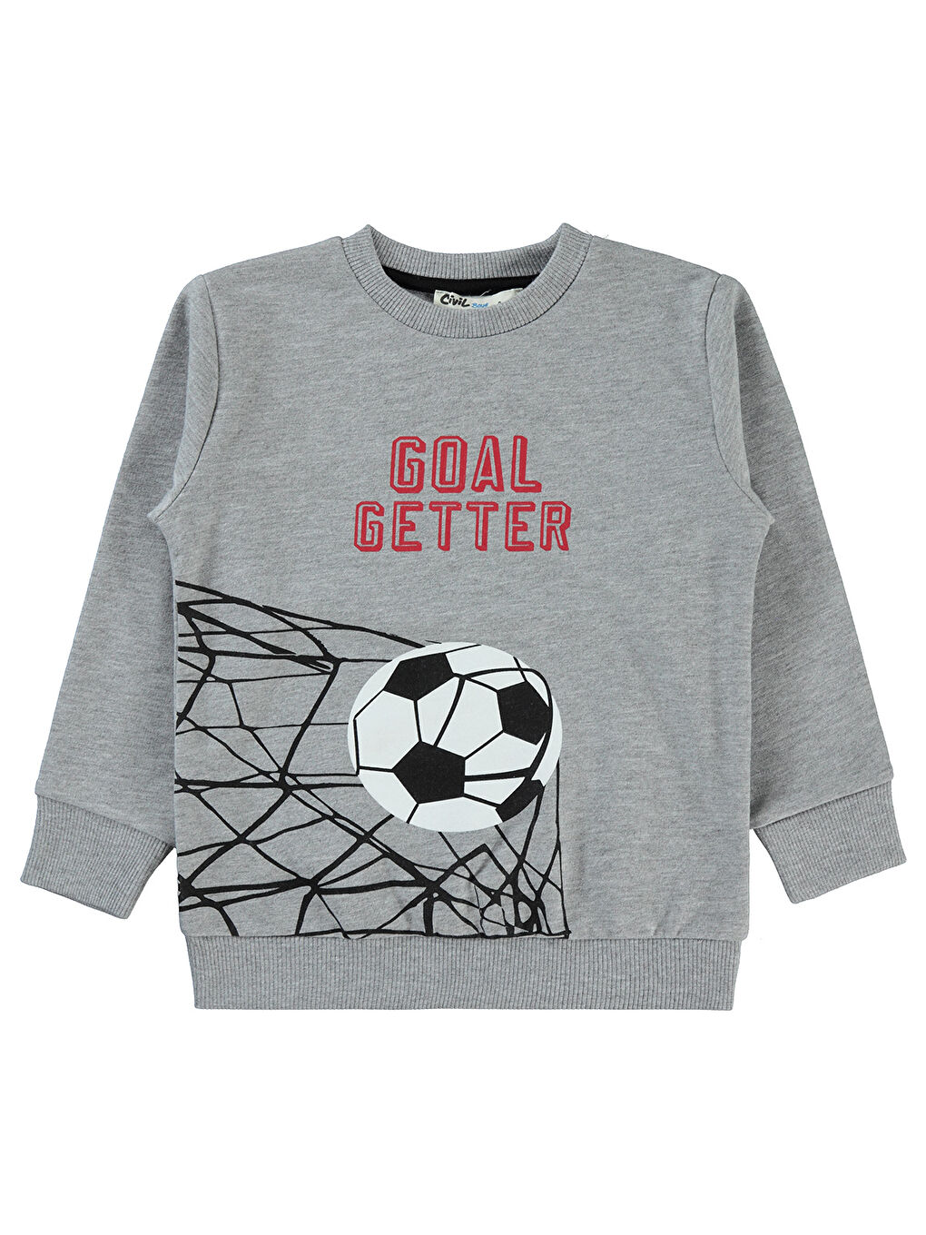 Civil Erkek Çocuk Sweatshirt 2-5 Yaş Grimelanj