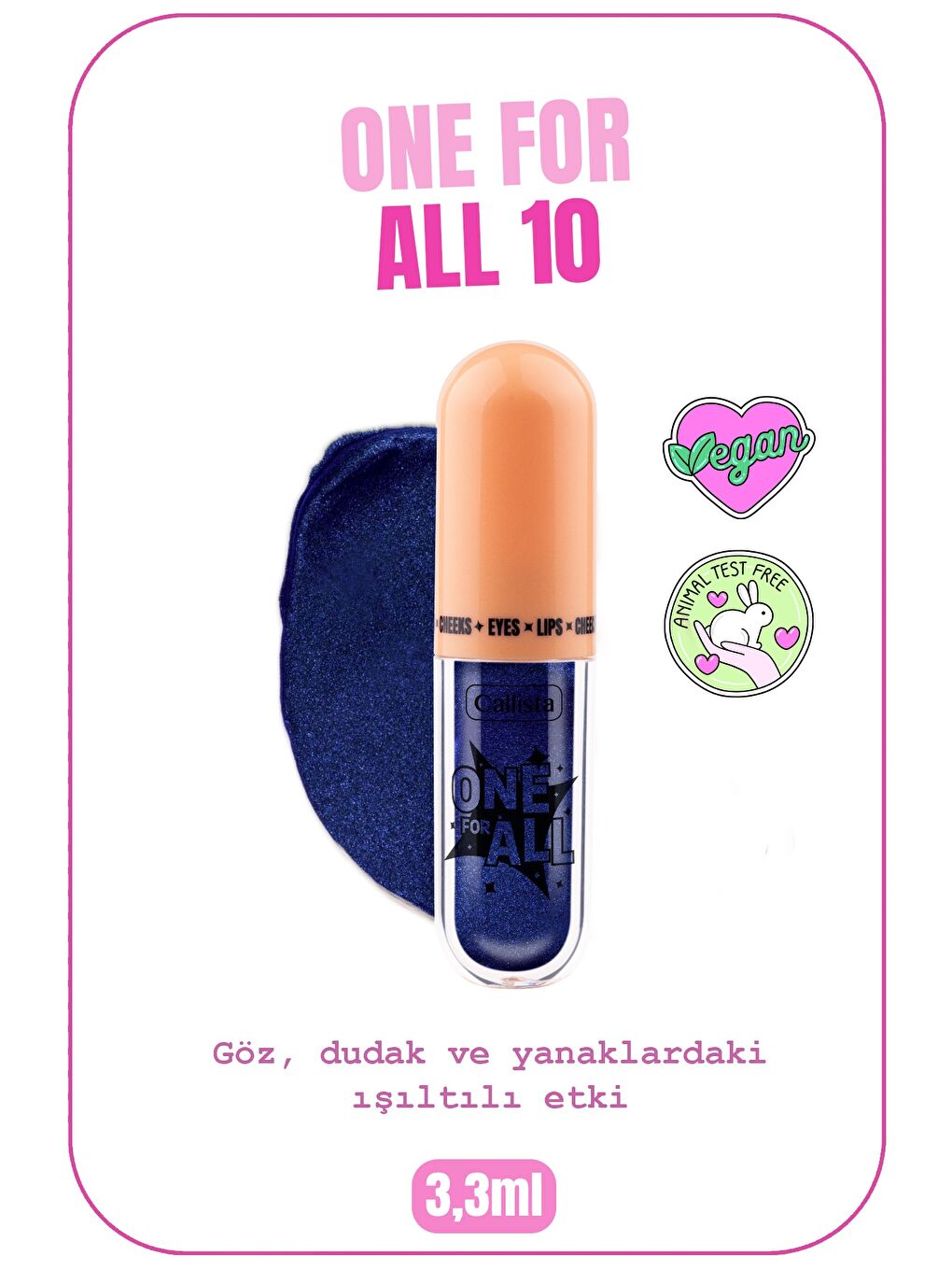 LC WAIKIKI Mavi One For All 10 Mystick Fall Eyes & Lips & Cheeks Likit Göz Farı