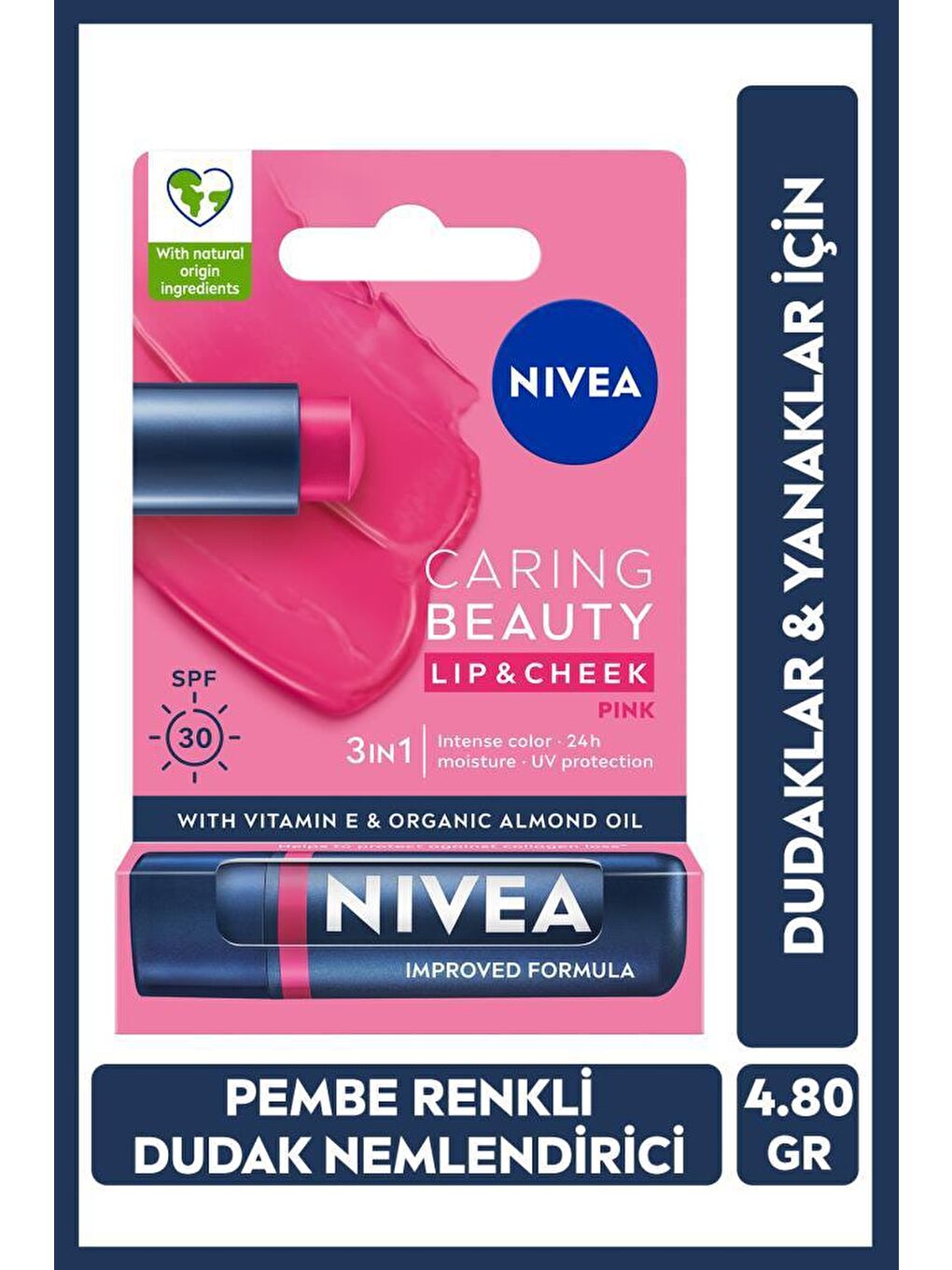 NIVEA Şeffaf Renkli Dudak Bakım Kremi