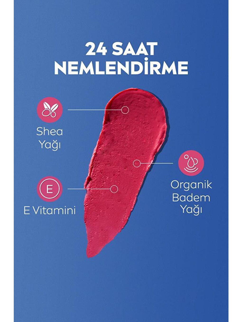 NIVEA Şeffaf Renkli Dudak Bakım Kremi - 4