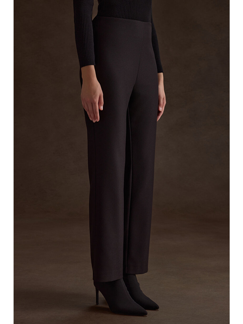 Siyah Klasik Pantolon-2