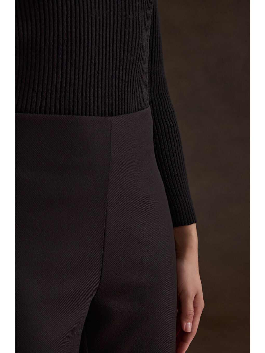 Siyah Klasik Pantolon-3