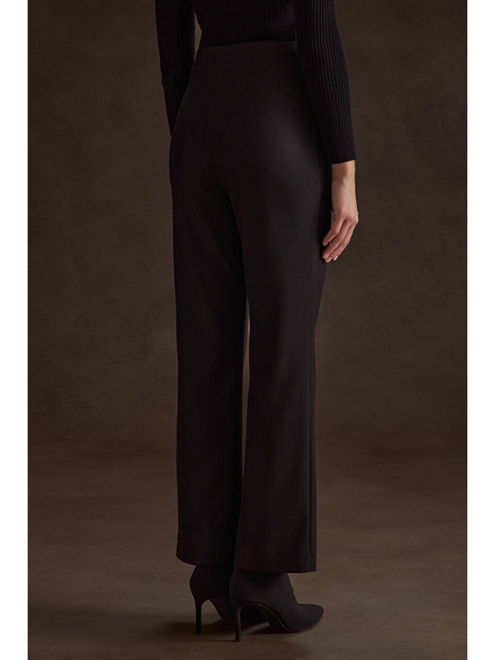 Siyah Klasik Pantolon-4