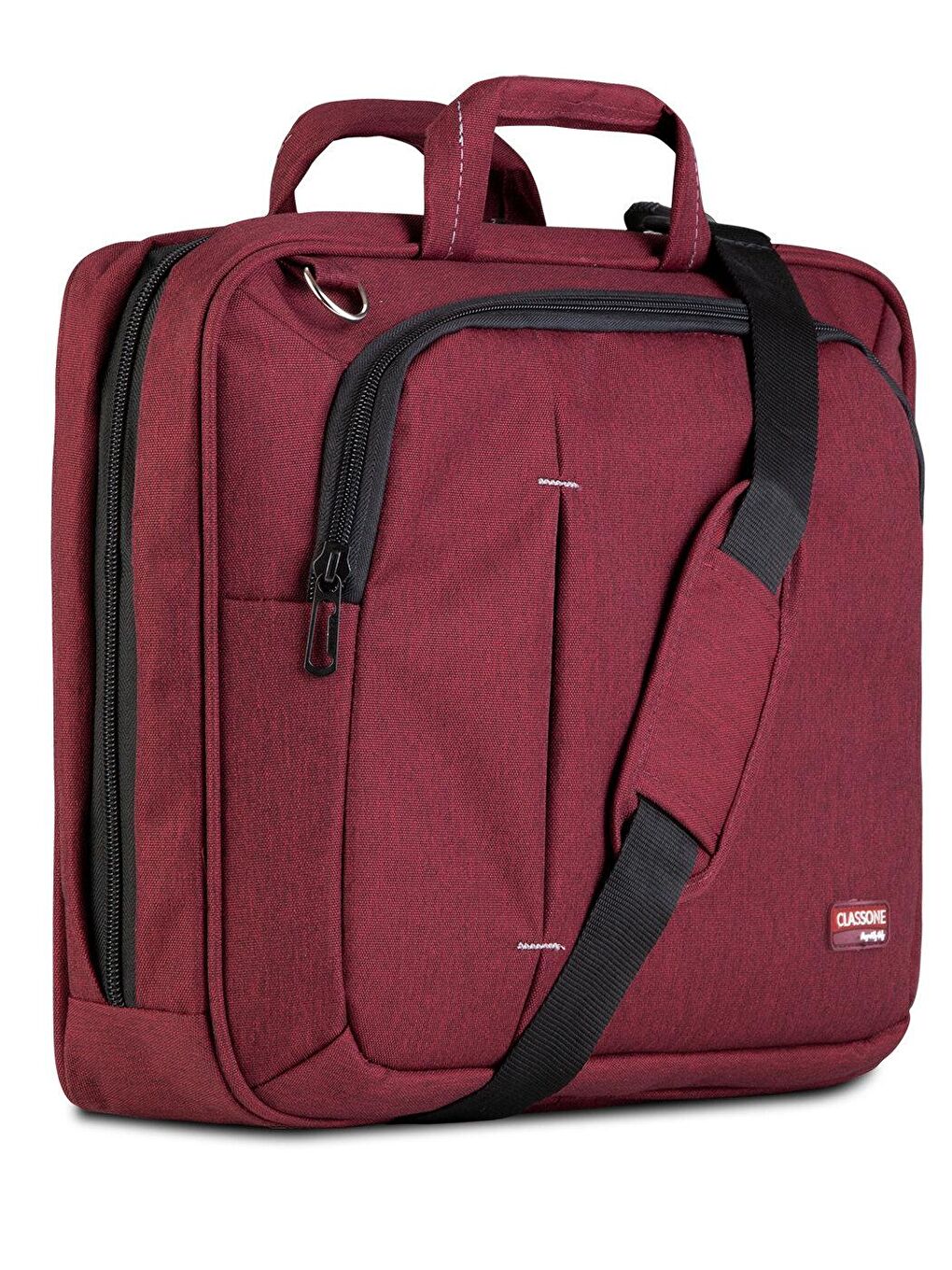 Bordo Su Geçirmez 15,6 inç Uyumlu Laptop Notebook El Çantası-1