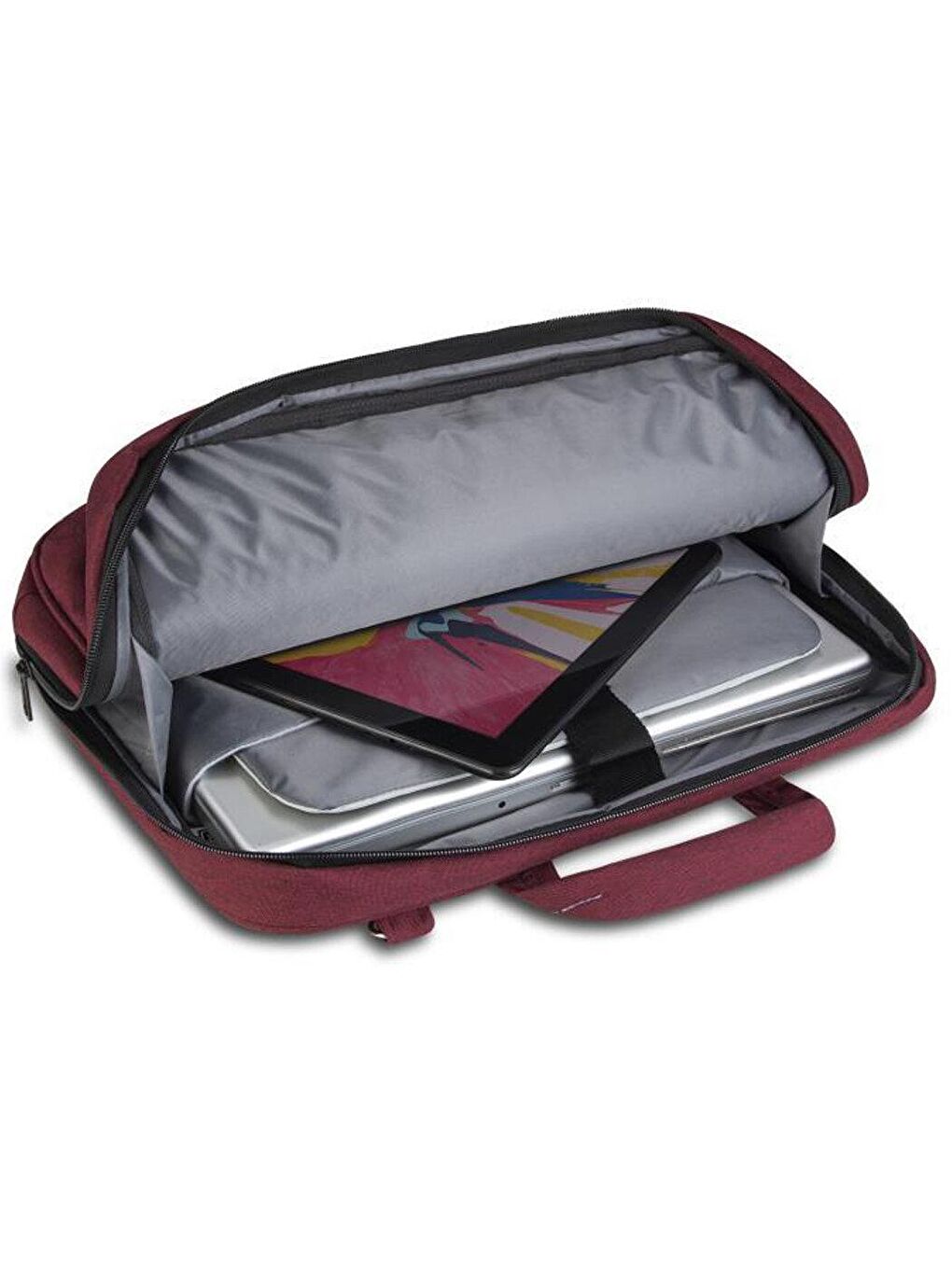 Bordo Su Geçirmez 15,6 inç Uyumlu Laptop Notebook El Çantası-2