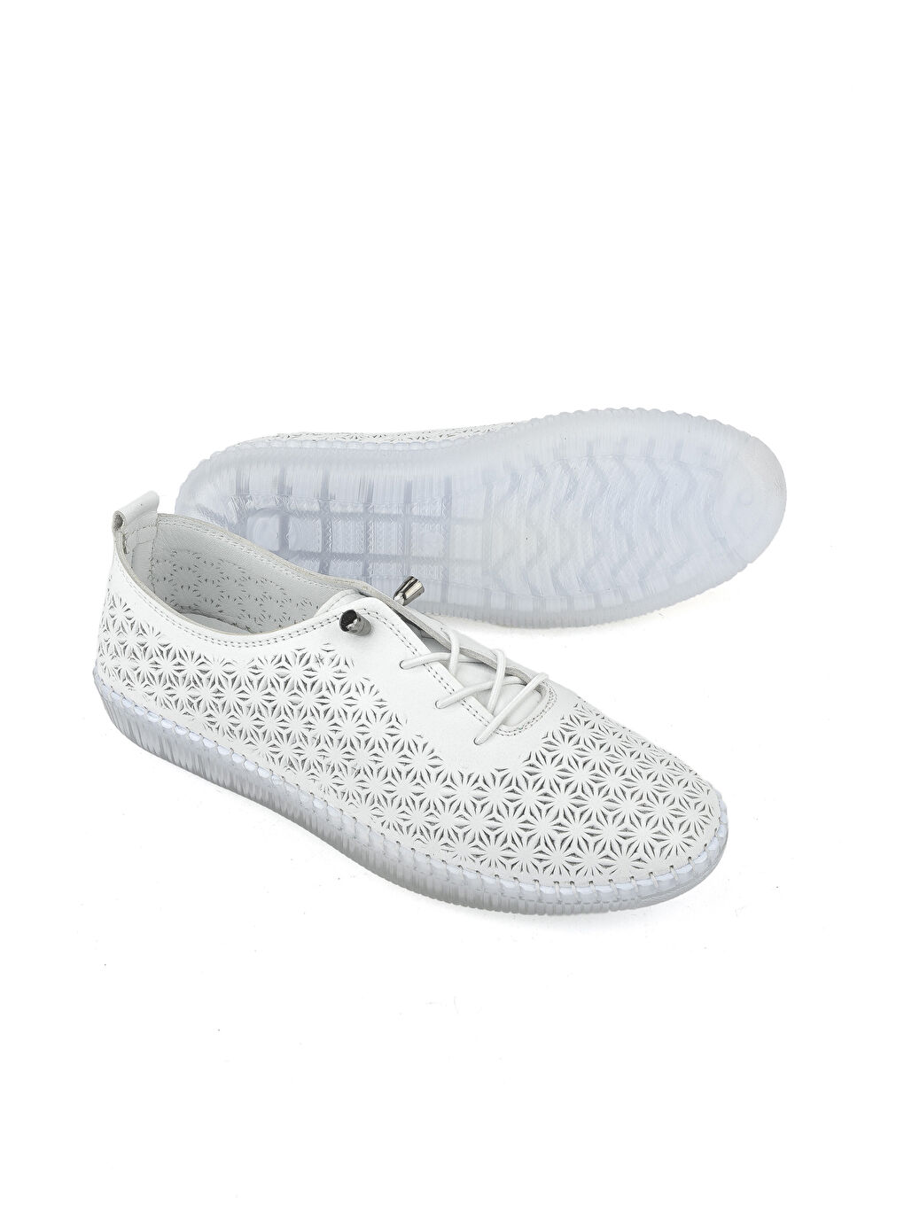 Kadın Hakiki Deri Ayakkabı 1511010Z02 Beyaz-3