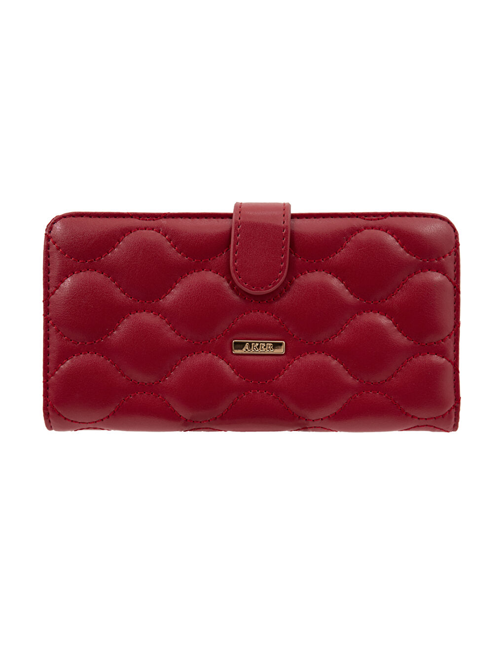 Kırmızı Czdn30009 Dikdörtgen Çıtçıtlı Cüzdan