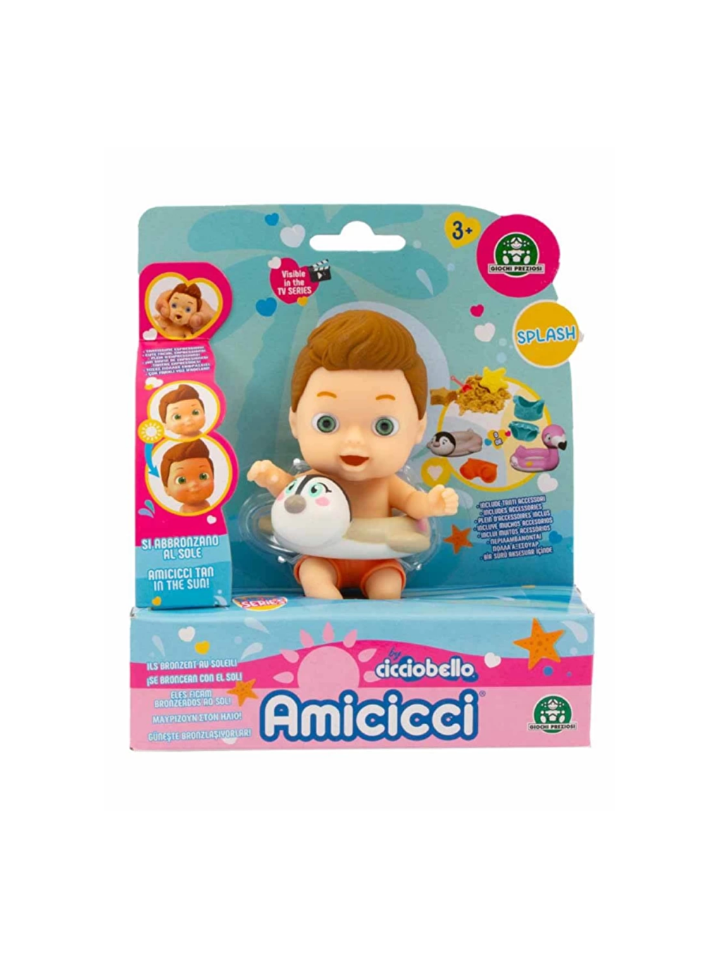 Cicciobello Karışık Amiccici Tatilde Deluxe Oyun Seti Tekli S8