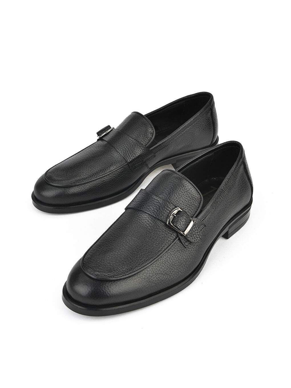 Erkek Hakiki Deri Ayakkabı 151986Z4073 Siyah-4