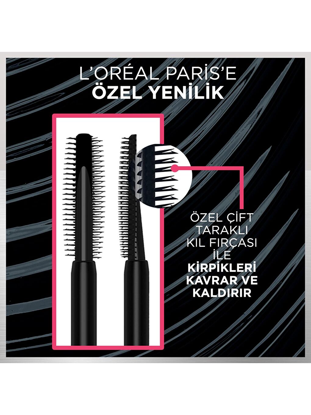 L'Oreal Paris Siyah Telescopic Lift Extra Black Maskara - 1